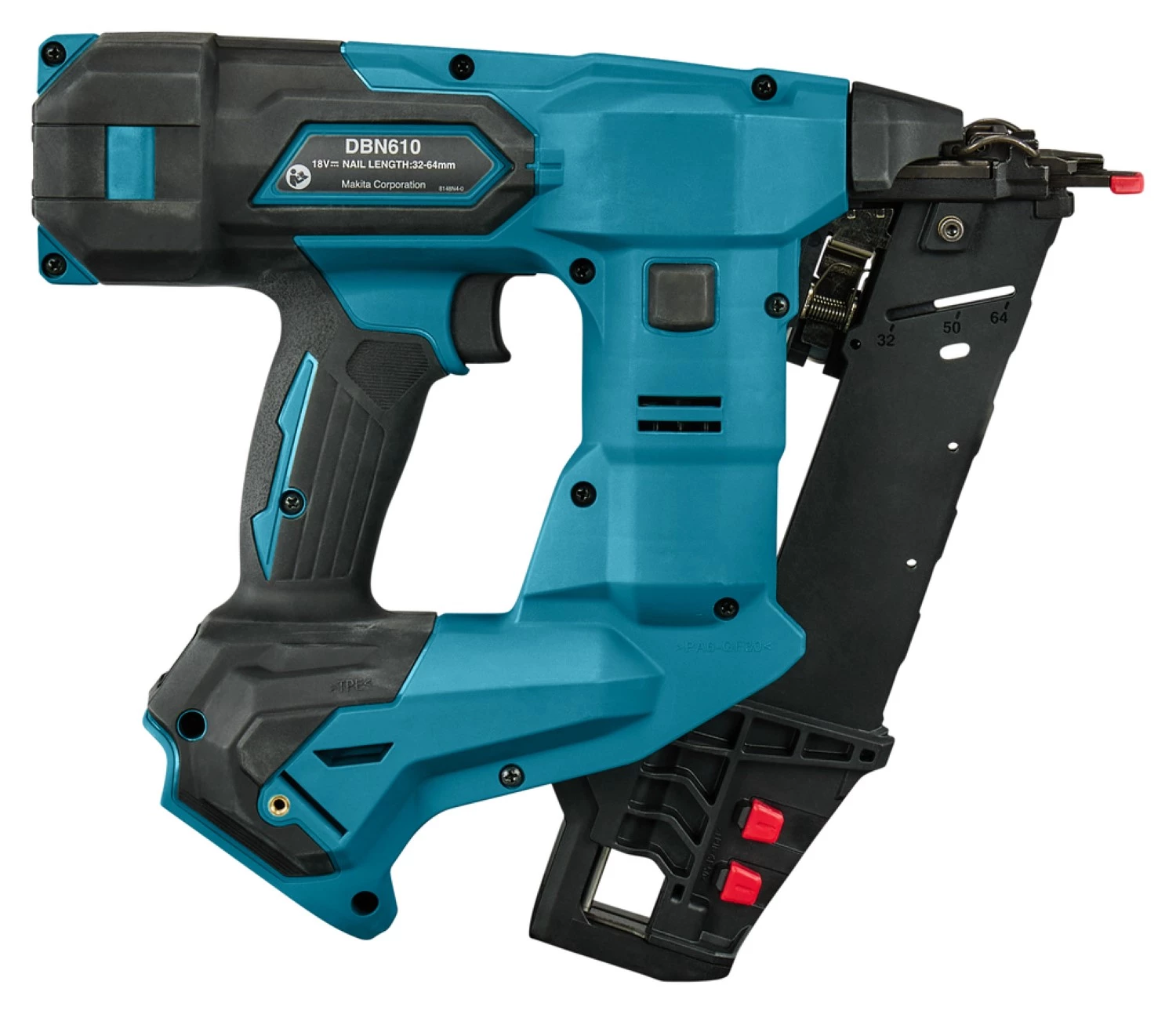 Makita DBN610ZJ 18V Li-ion accu brad tacker body in Mbox - 16Ga