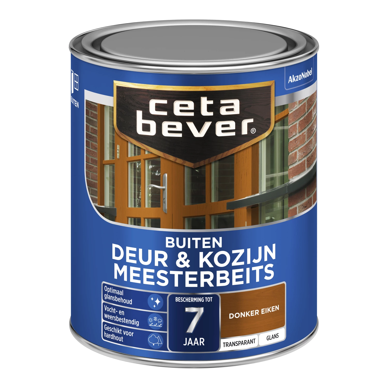 Cetabever Meesterbeits Deur En Kozijn Transparant Glans - Donker Eiken - 750ml-image