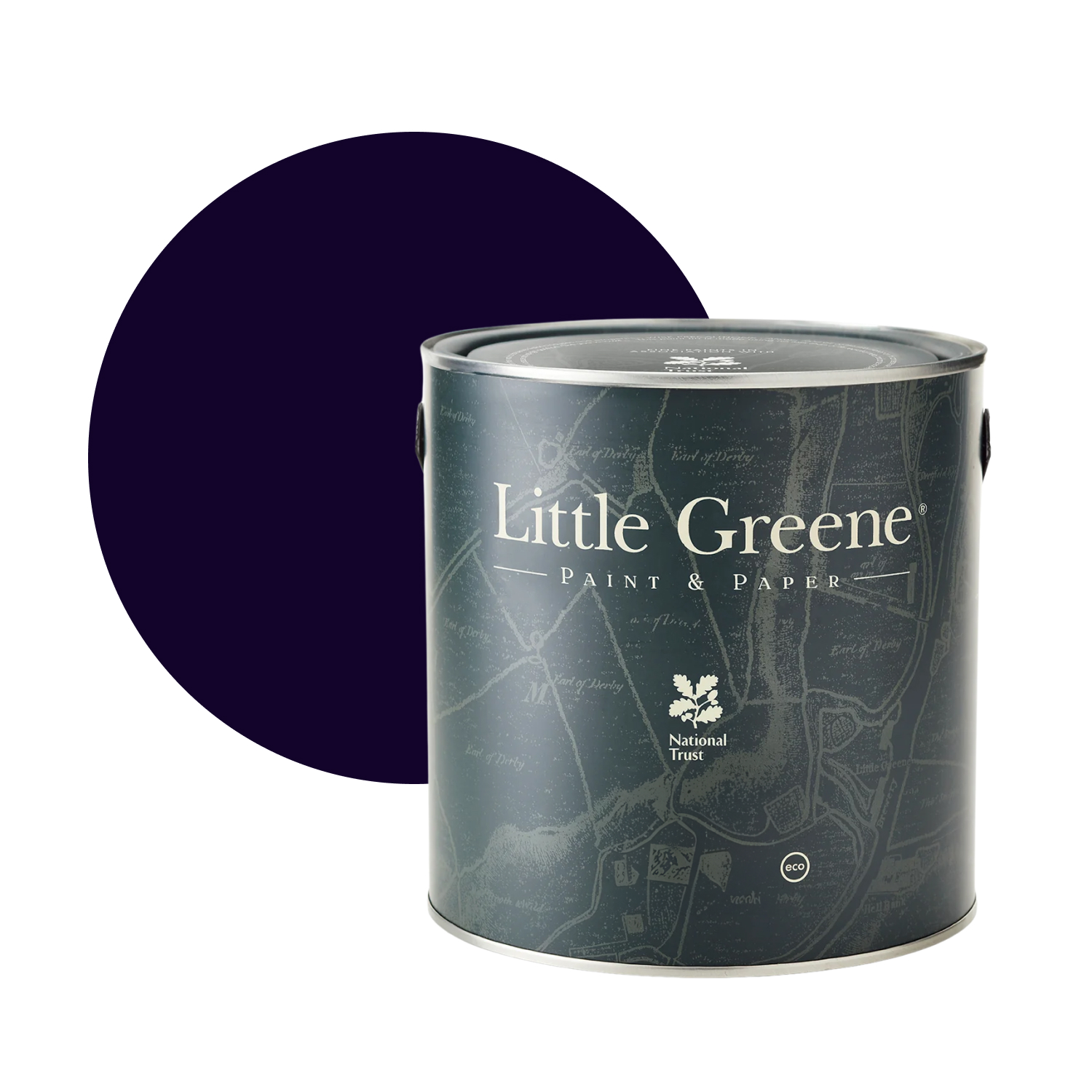 Little Greene Absolute Matt Emulsion - Thai Sapphire No. 116 - 2,5L-image