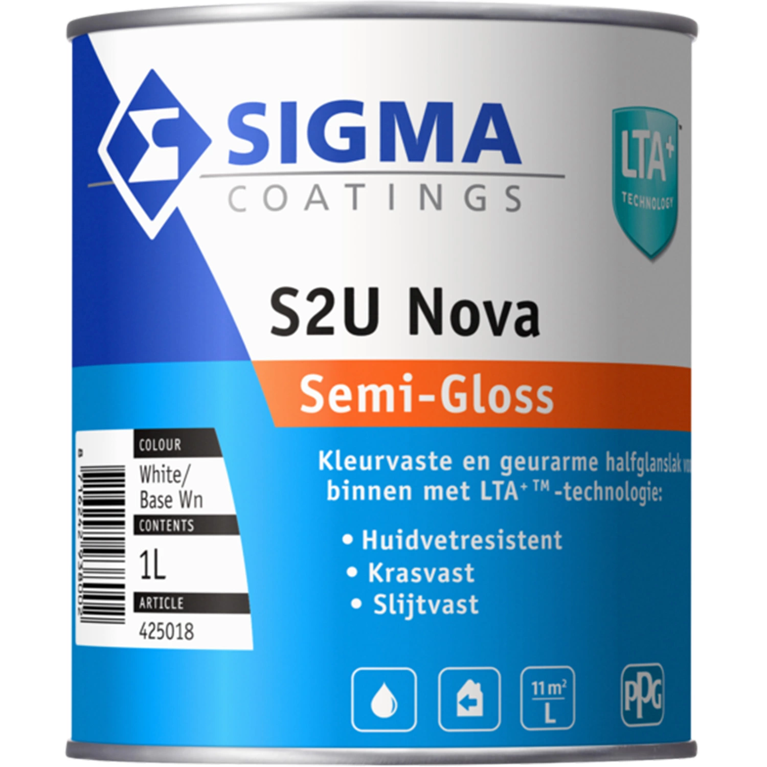 Sigma S2U Nova Semi-Gloss - op kleur gemengd - 1 L-image
