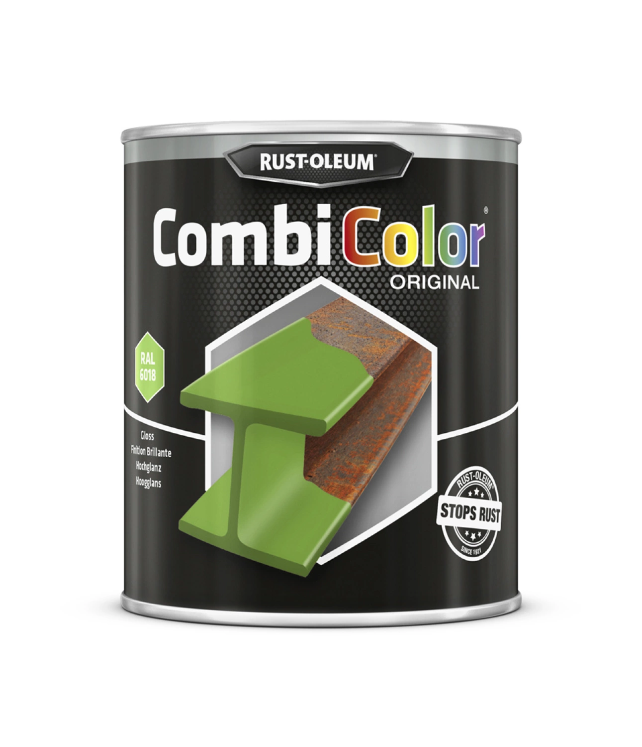 Rust-Oleum Combicolor Hoogglans - RAL 6018 geelgroen - 0,75L-image