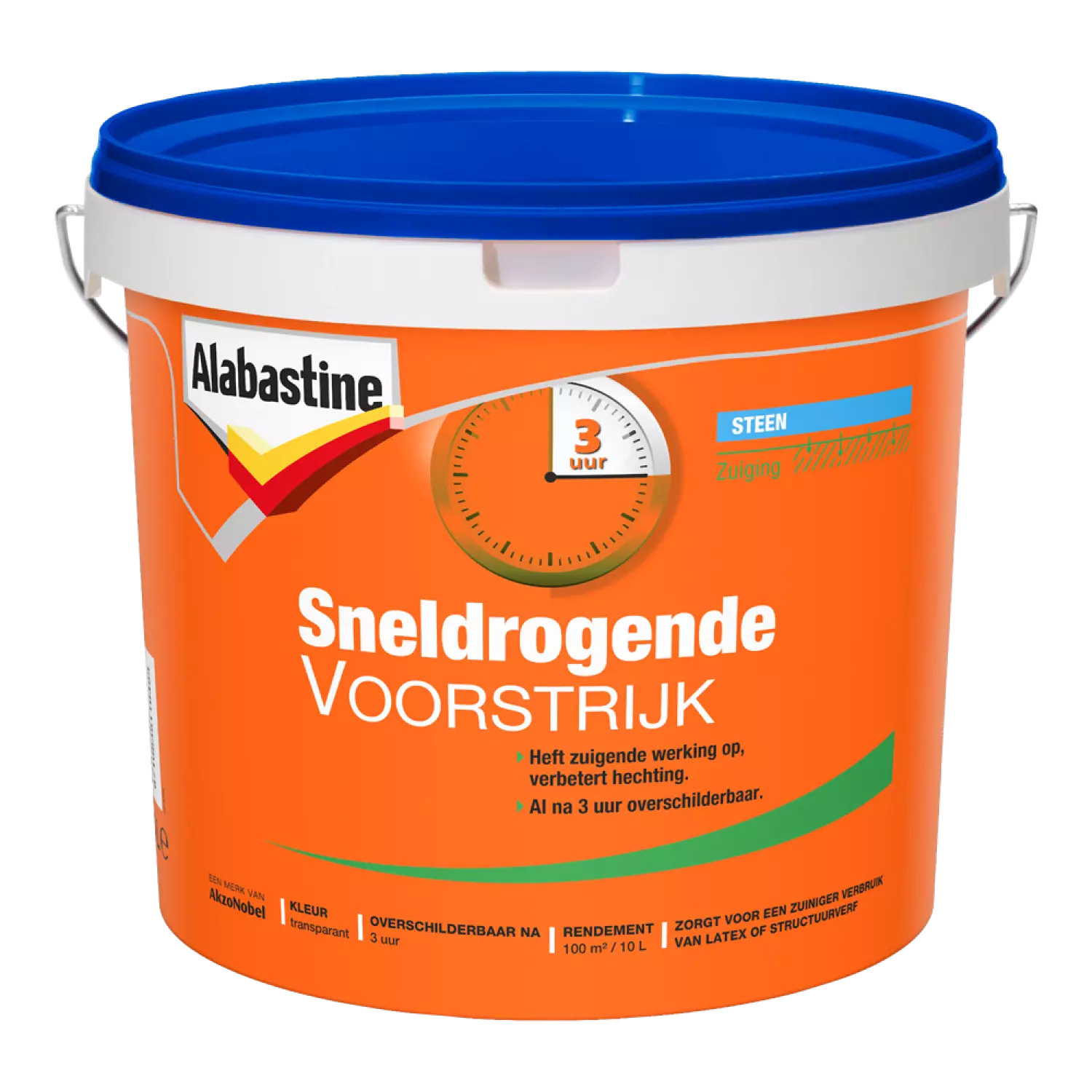 Alabastine 5129719 Voorstrijk Sneldrogend - Transparant - 10L-image