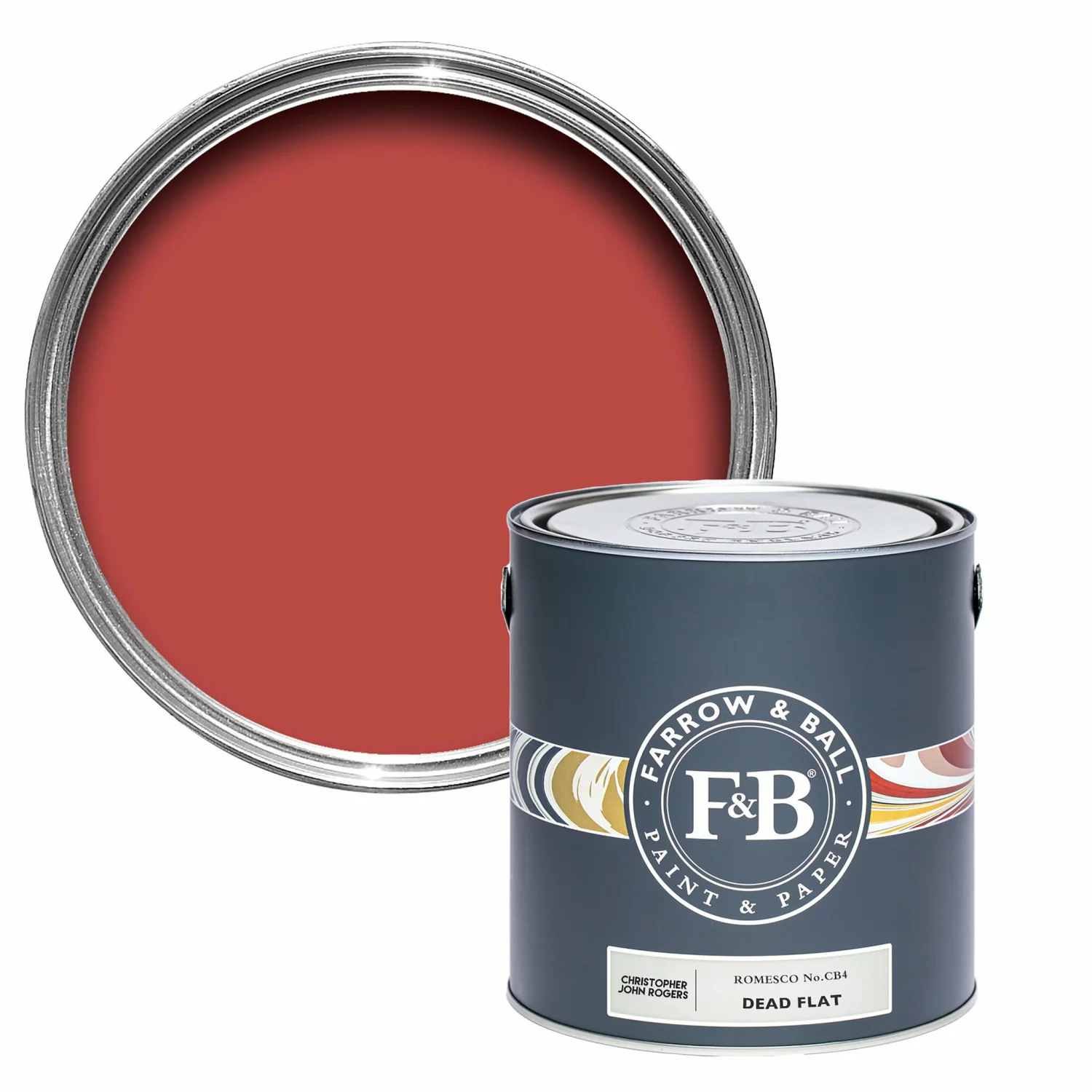 Farrow & Ball Estate Eggshell Romesco CB4 2,5 L-image