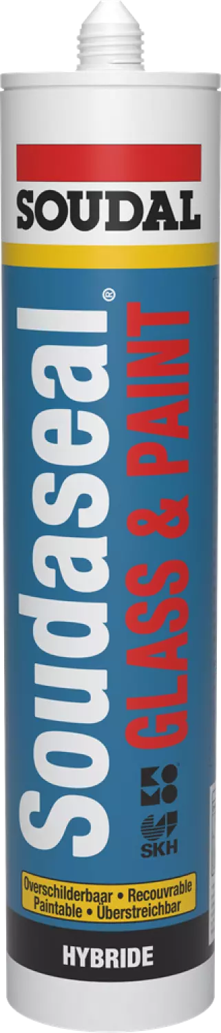 Soudal Soudaseal Glass & Paint beglazingsvoegkit met Komo - wit - 290ml-image