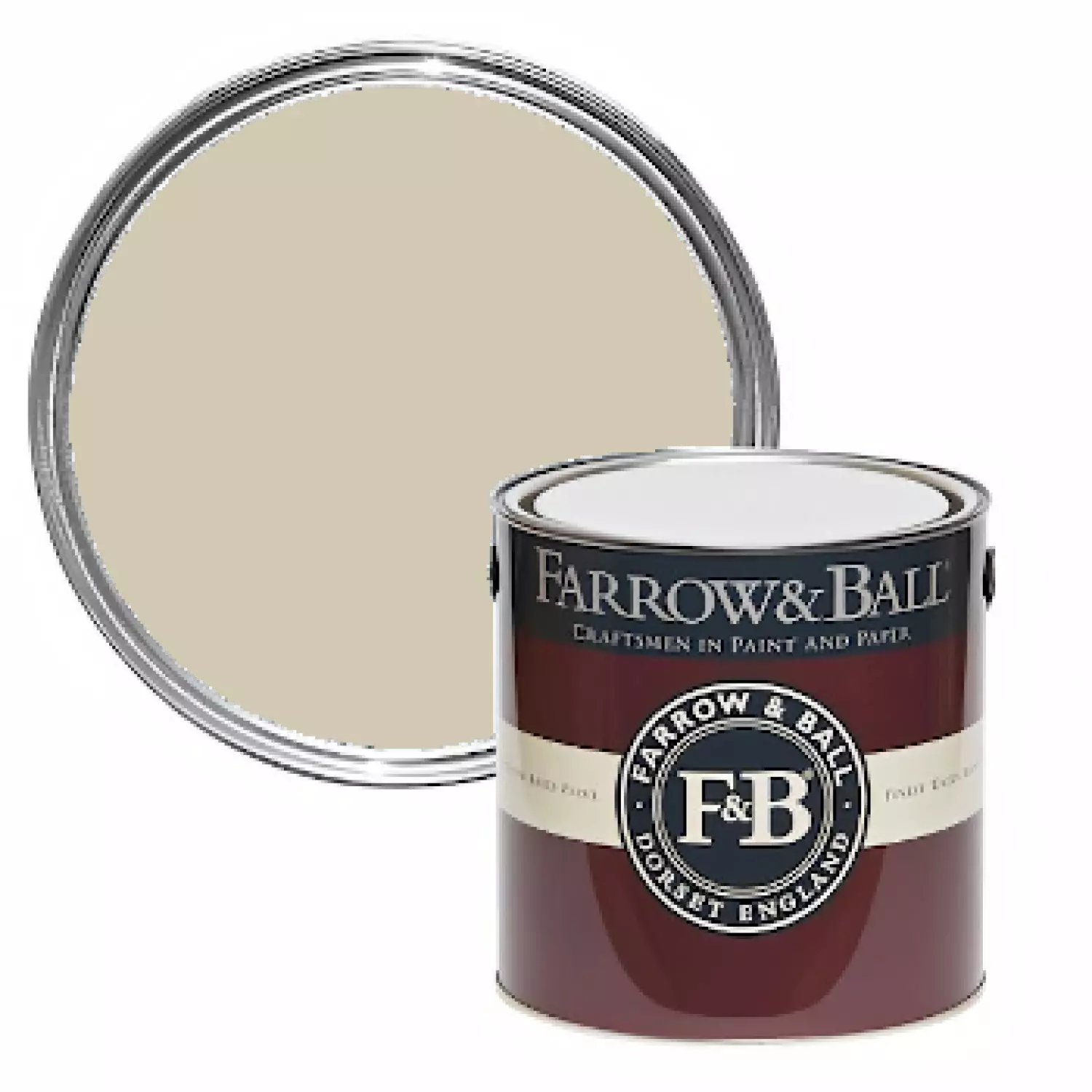 Farrow & Ball Dead flat Turret White No. G2 - 0,75L-image