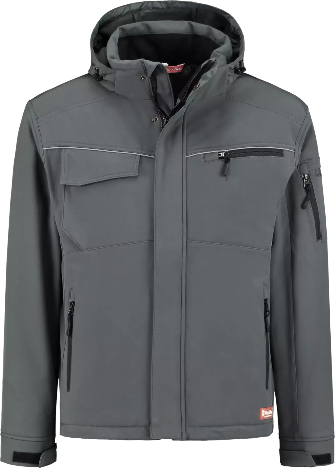Workman 2537 Softshell Jacket Winter - Graphite - M-image