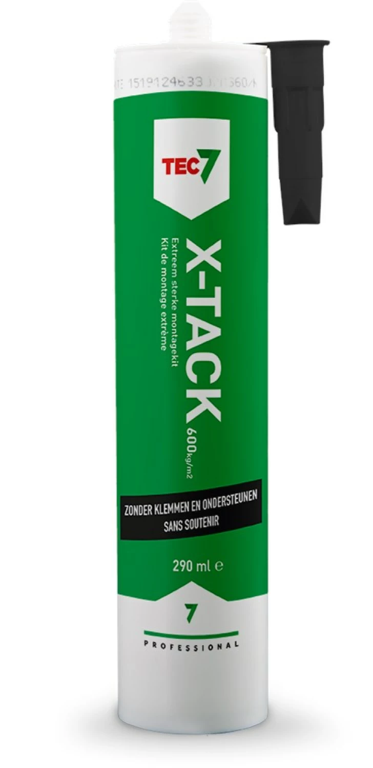 TEC7 X-Tack Montagekit - Zwart - Koker - 290ml-image