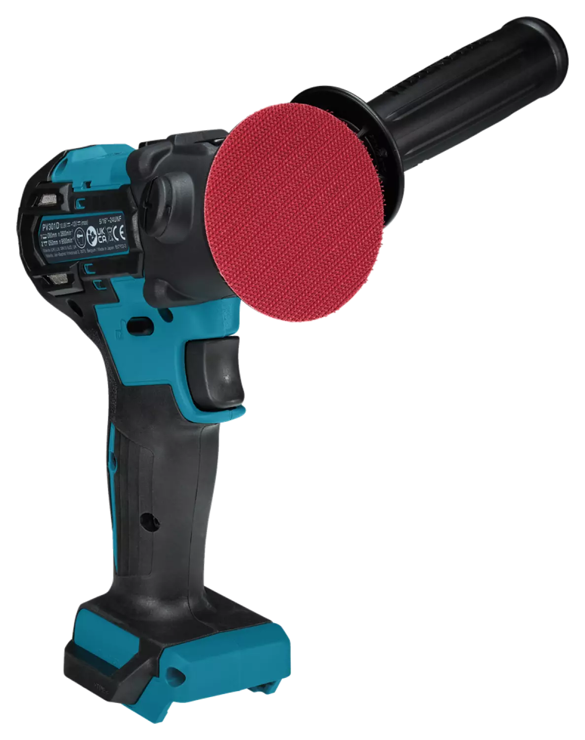 Makita PV301DSAE CXT 12V Max Li-Ion accu schuur-/poetsmachine set (2x 2,0 Ah accu) in tas - 46 mm-image