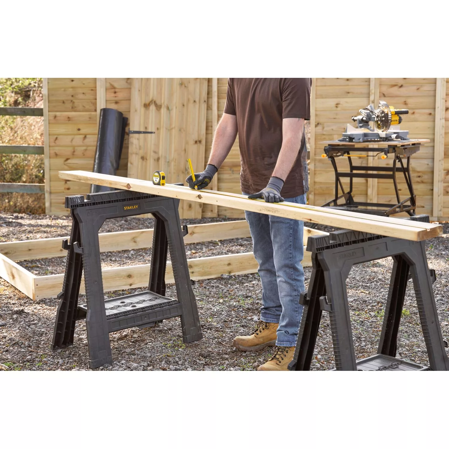 Stanley 1-30-697 Tylon Rolmaat - 5m x 19mm-image
