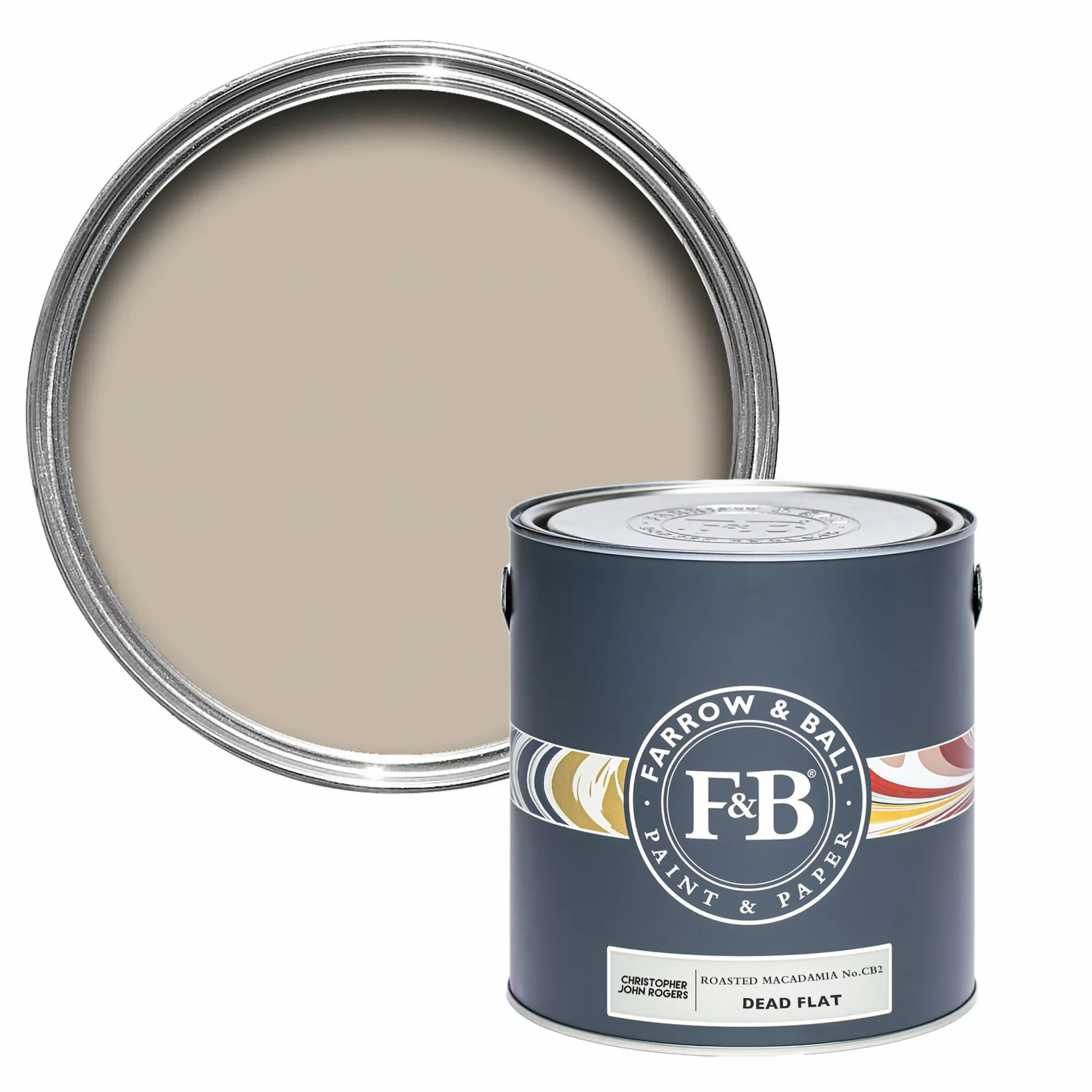 Farrow & Ball Modern Emulsion Roasted Macadamia CB2 5 L-image