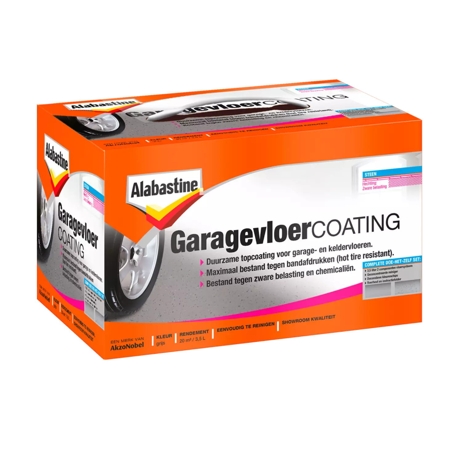 Alabastine Garagevloercoating - Grijs - 3,5L-image