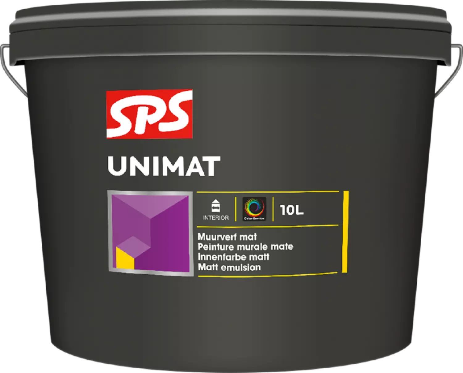 SPS Unimat Muurverf - op kleur gemengd - 10L-image