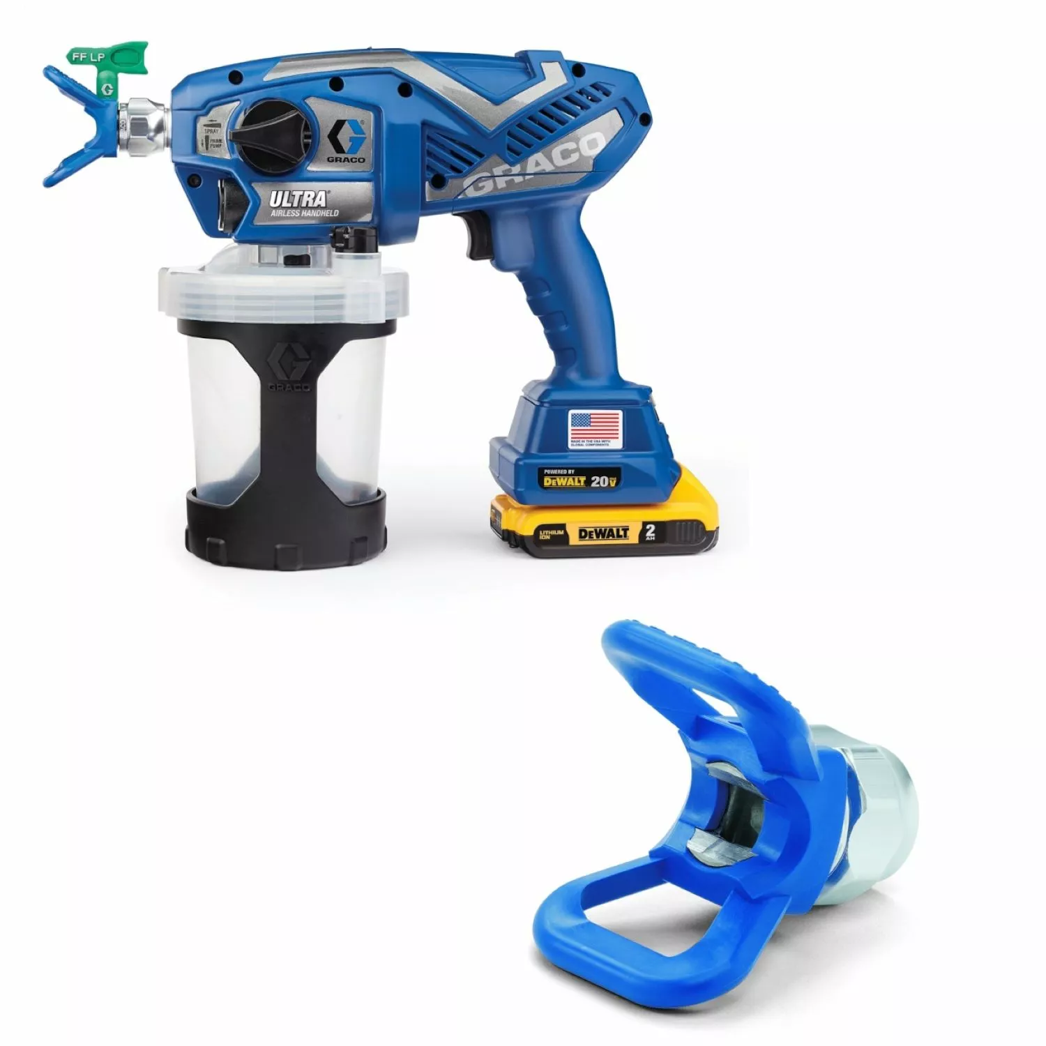 Graco 17M366 Ultra Airless Handheld snoerloze verfspuit incl. Tip Guard RAC X HandTite-image