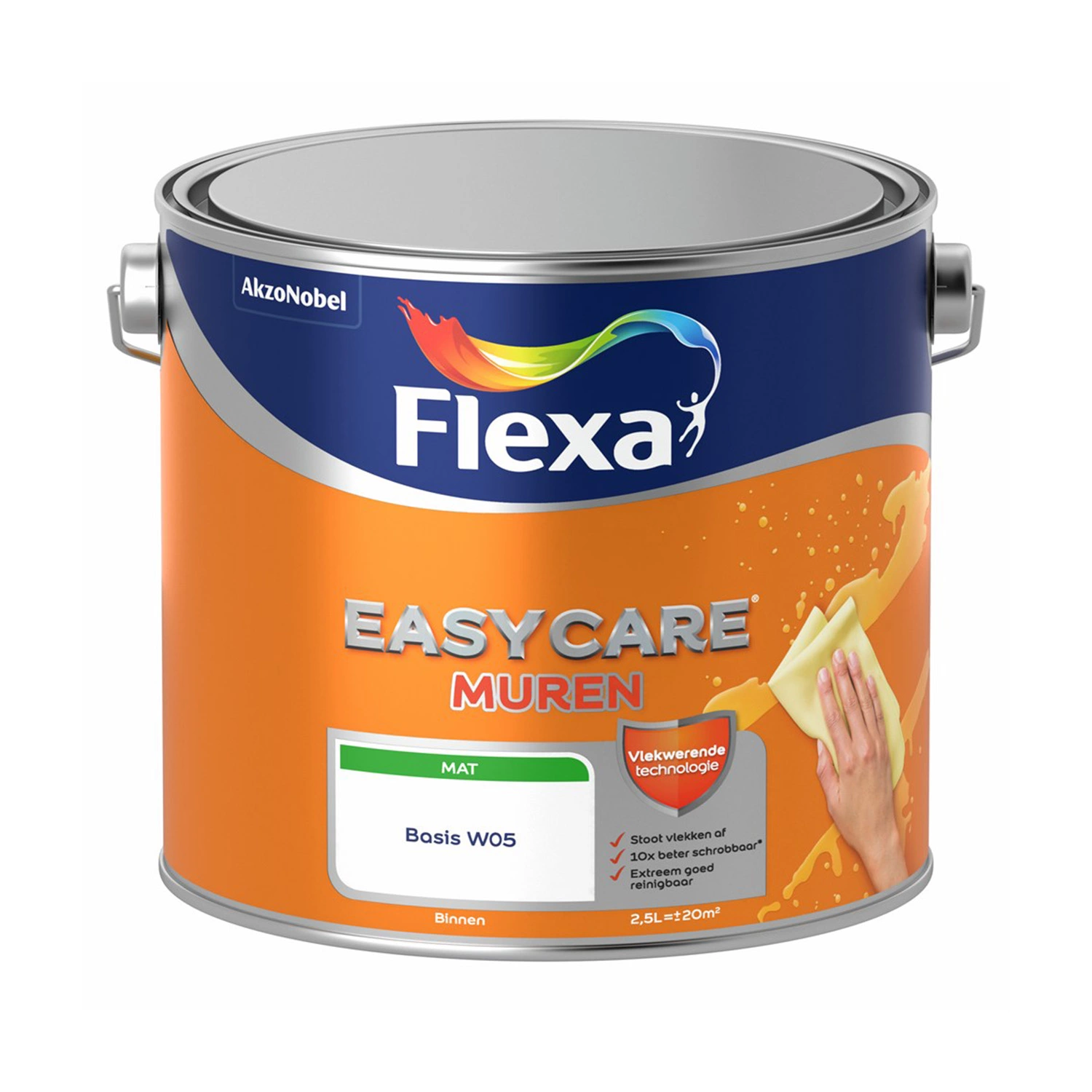 Flexa Easycare Muurverf Mat - Muren - 2,5L-image