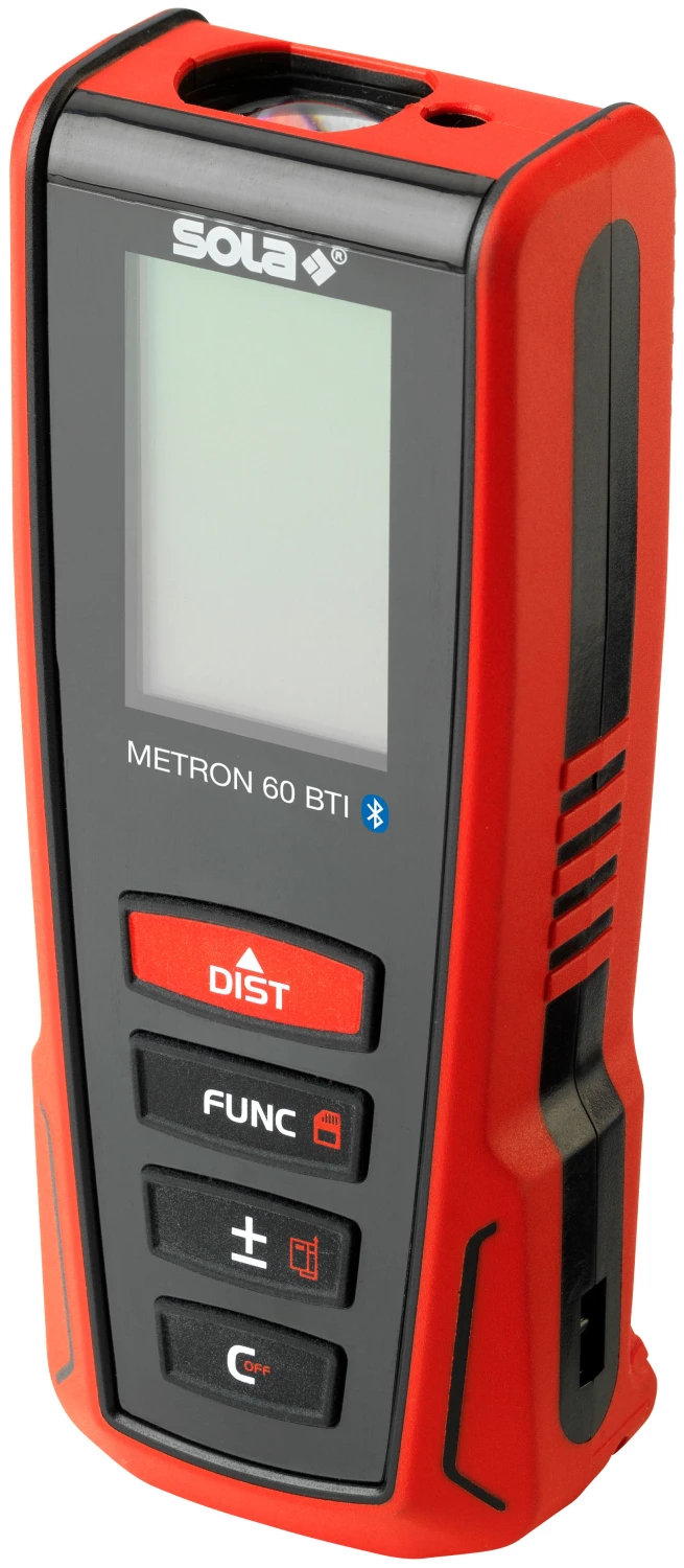 Sola METRON 60 BTI Afstandsmeter in tas - Bluetooth - 60m - IP54