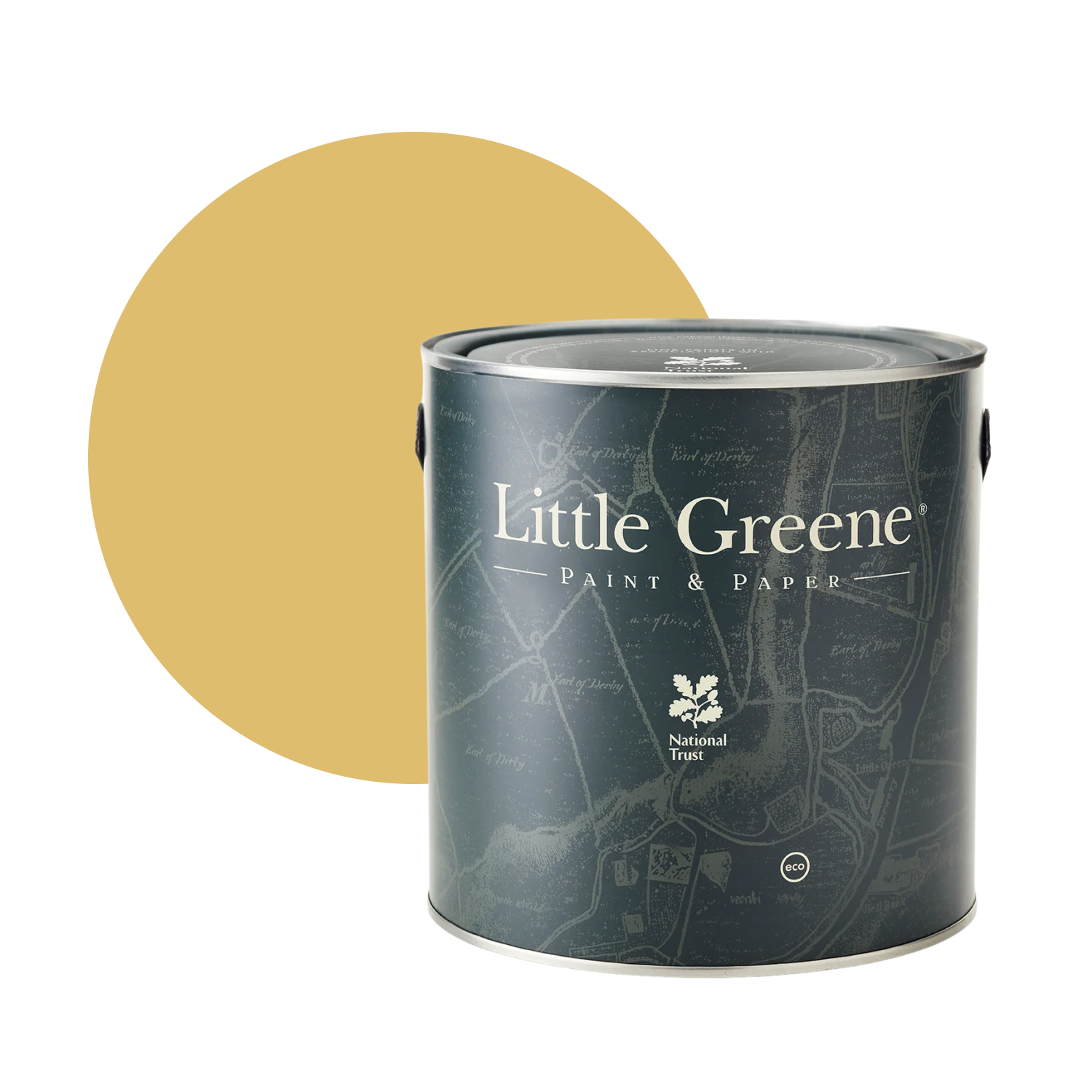 Little Greene Intelligent Floor Paint - Light Gold No. 53 - 1L-image