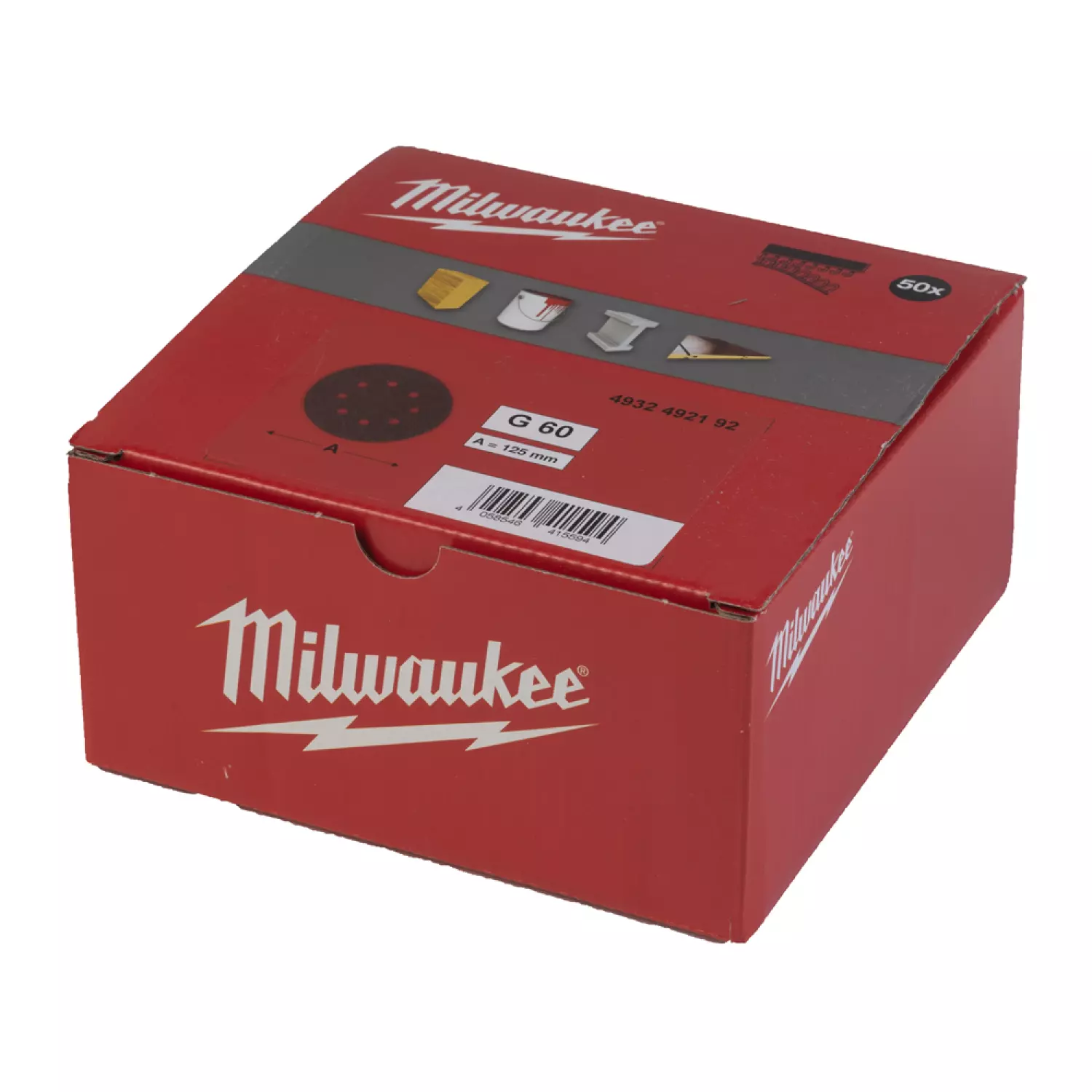 Milwaukee 4932492192 Schuurschijf (50st) - 125-8 K60-image