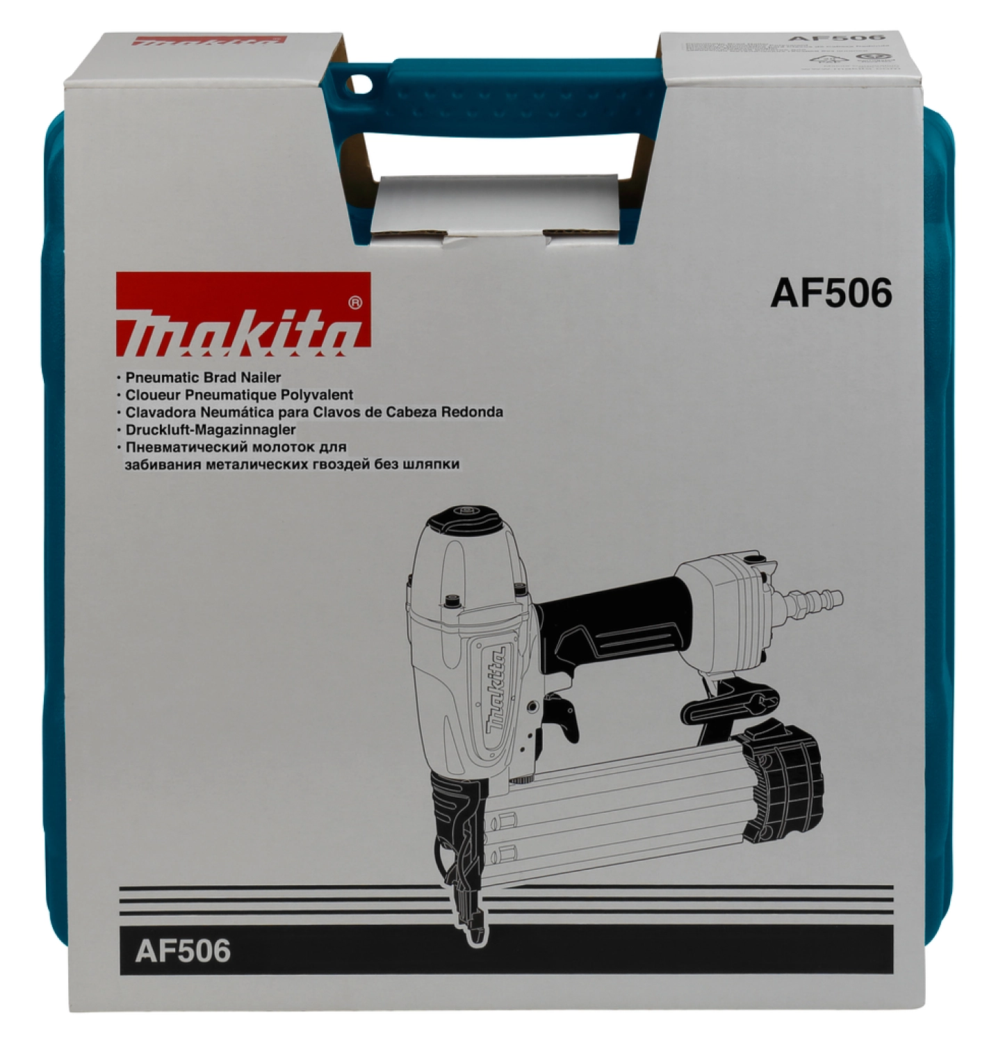 Makita AF506 Pneumatische brad tacker in koffer- 15-50mm - 18Ga - 8 bar-image