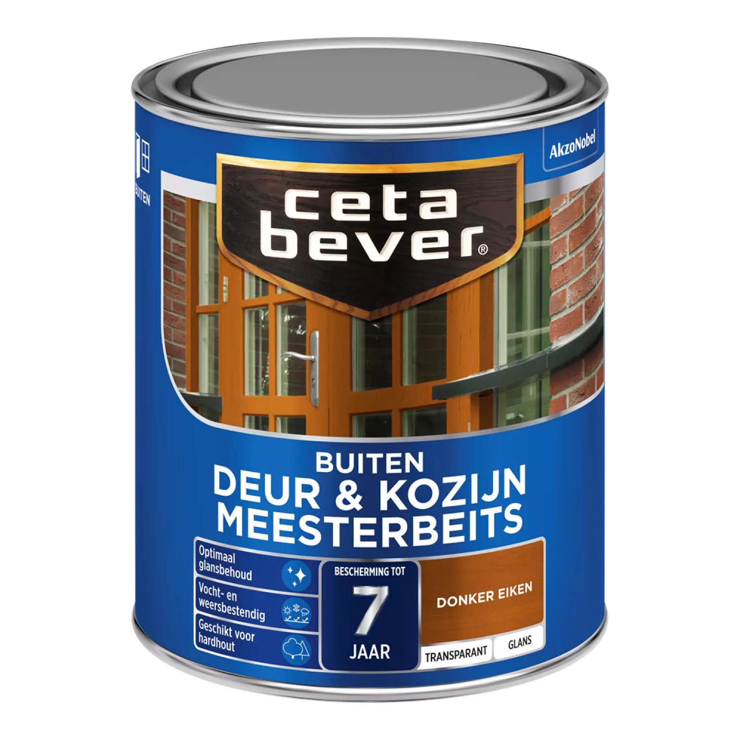 Cetabever Meesterbeits Deur En Kozijn Transparant Glans - Donker Eiken - 750ml-image