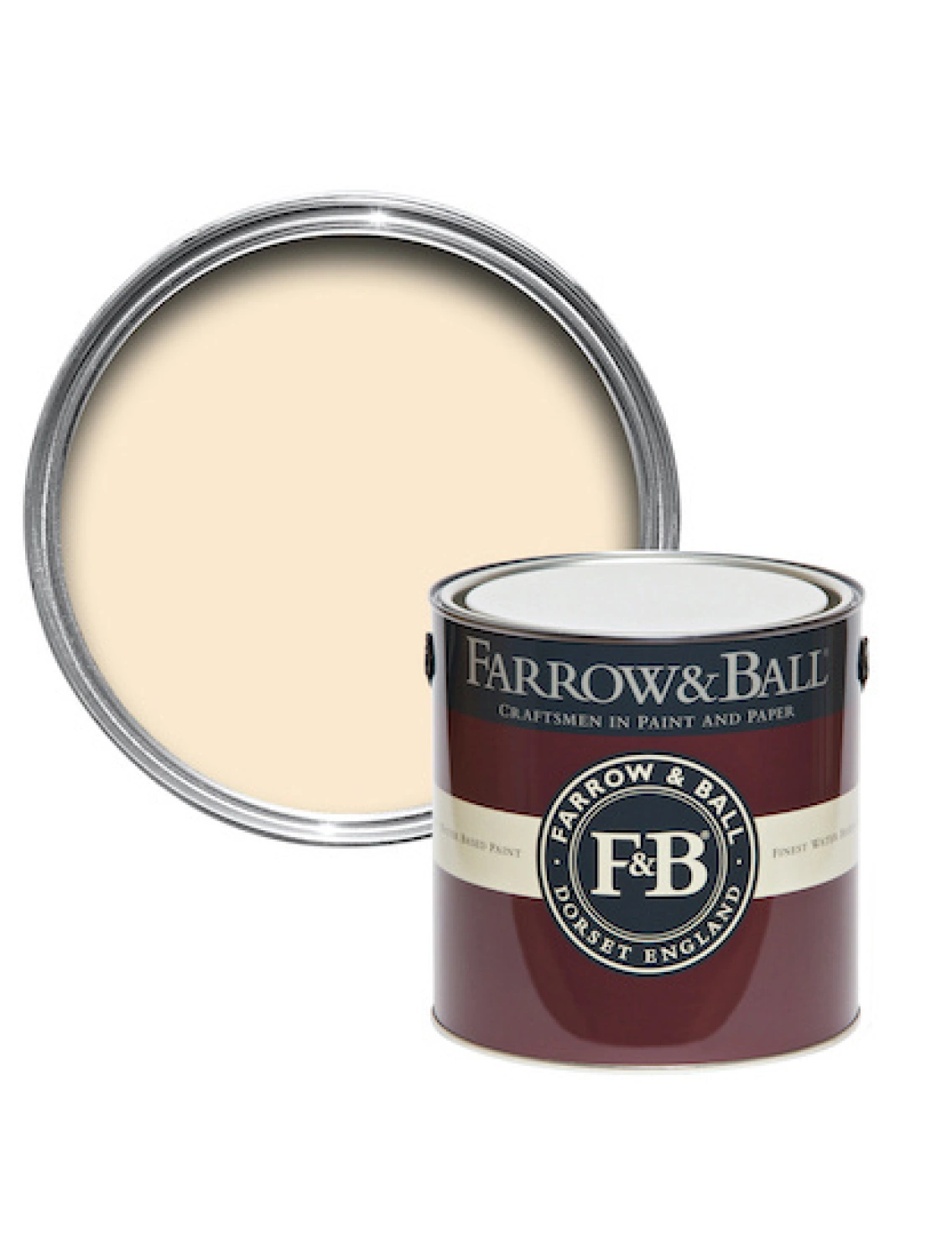Farrow & Ball Flat Eggshell Tallow No.203 - 5L-image