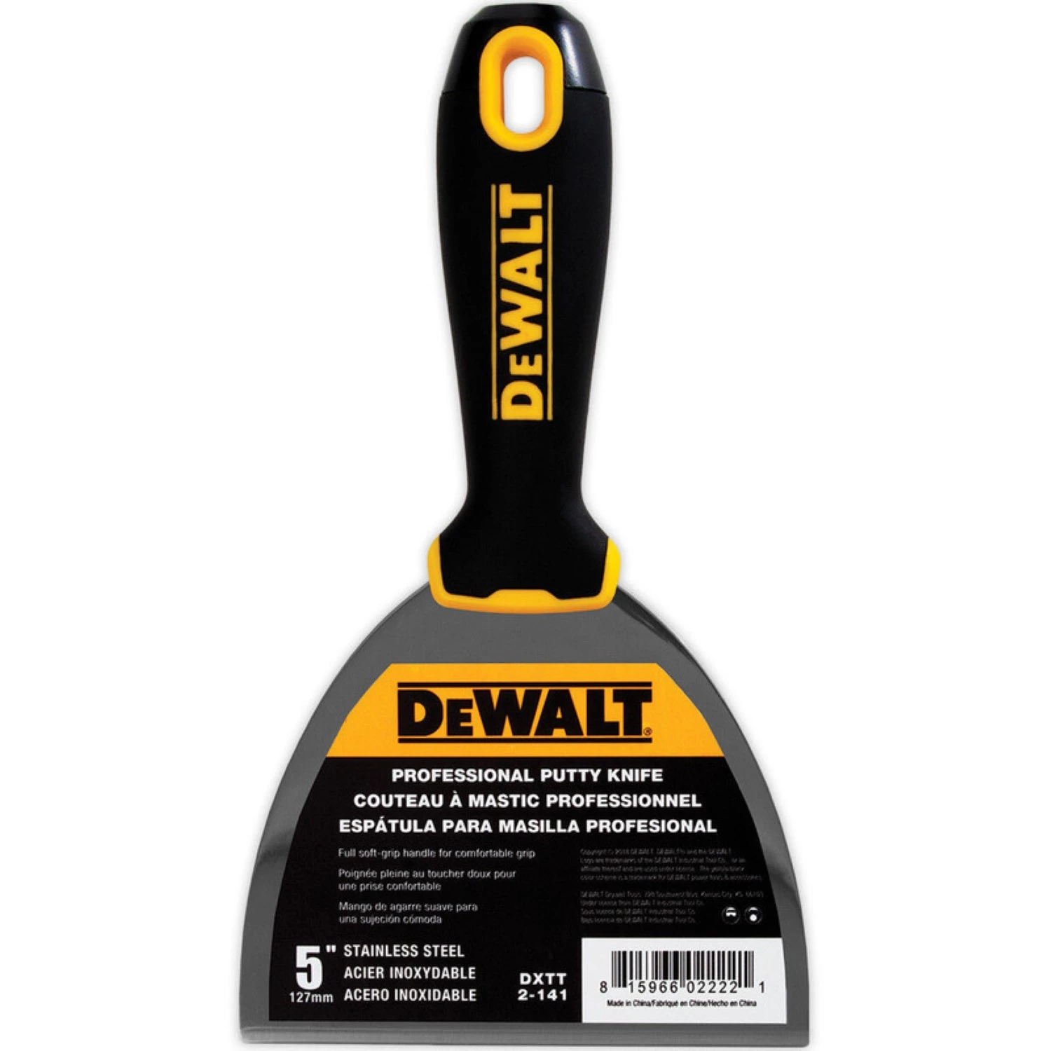DeWalt Plamuurmes RVS Softgrip 5" - 127mm-image