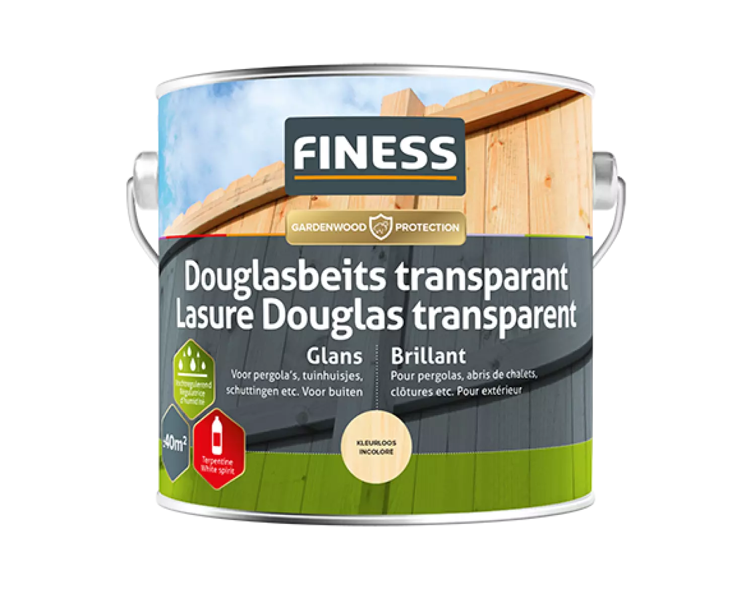 Finess Douglas beits 2530 -  Kleurloos - 2,5L-image