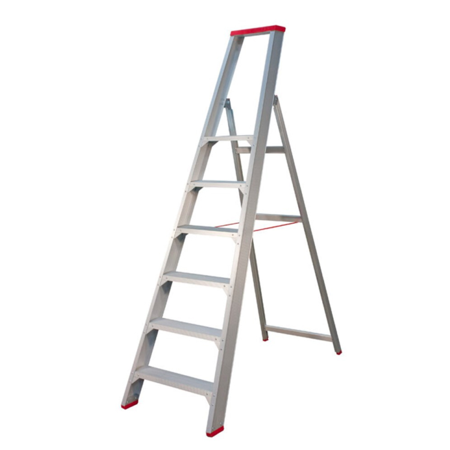 Little Jumbo 4741000106 SuperPRO Industrietrap - Enkel - Aluminium - 1 x 6 treden - max. werkhoogte 3,45m-image