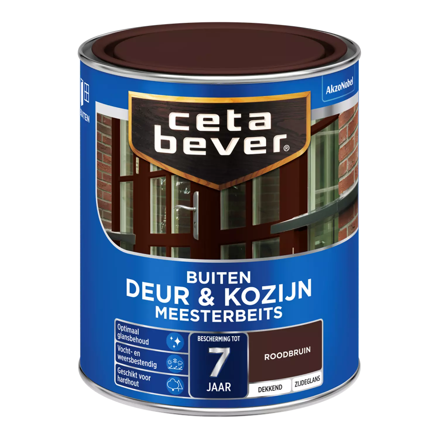 Cetabever Meesterbeits Deur En Kozijn Dekkend - Roodbruin - 750ml-image