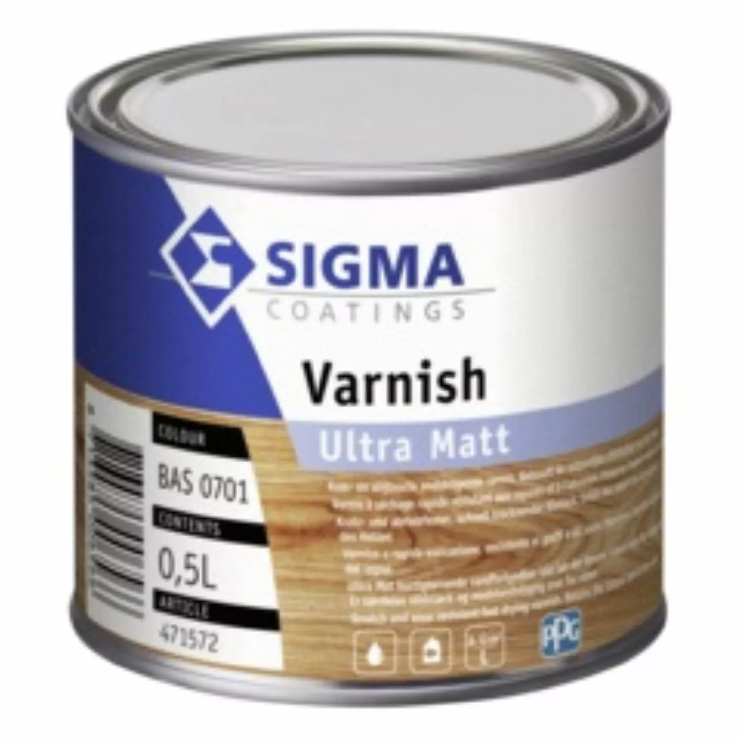 Sigma Varnish Ultra Matt - op kleur gemengd - 1L-image