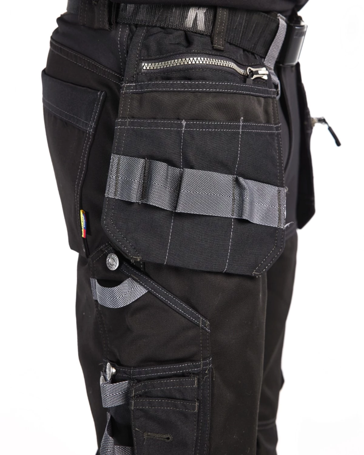 Blåkläder 1599 Werkbroek met stretchpanelen en spijkerzakken - zwart - maat 52-image