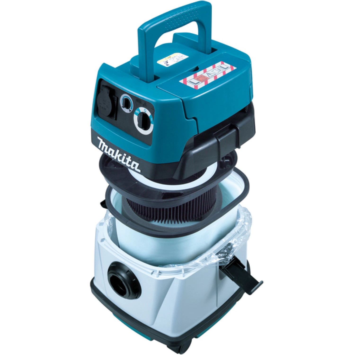 Makita VC2510LX1 Bouwstofzuiger - 1050W - L-klasse - 25L-image