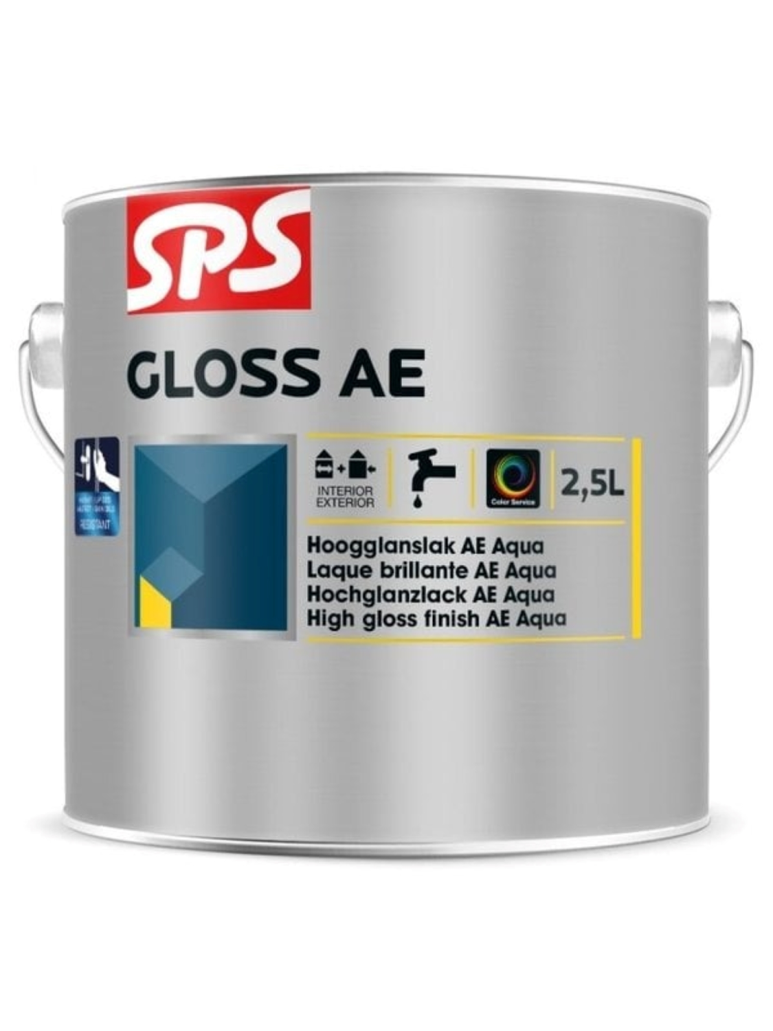 SPS Gloss AE Lak - RAL 9010 - 2,5L-image