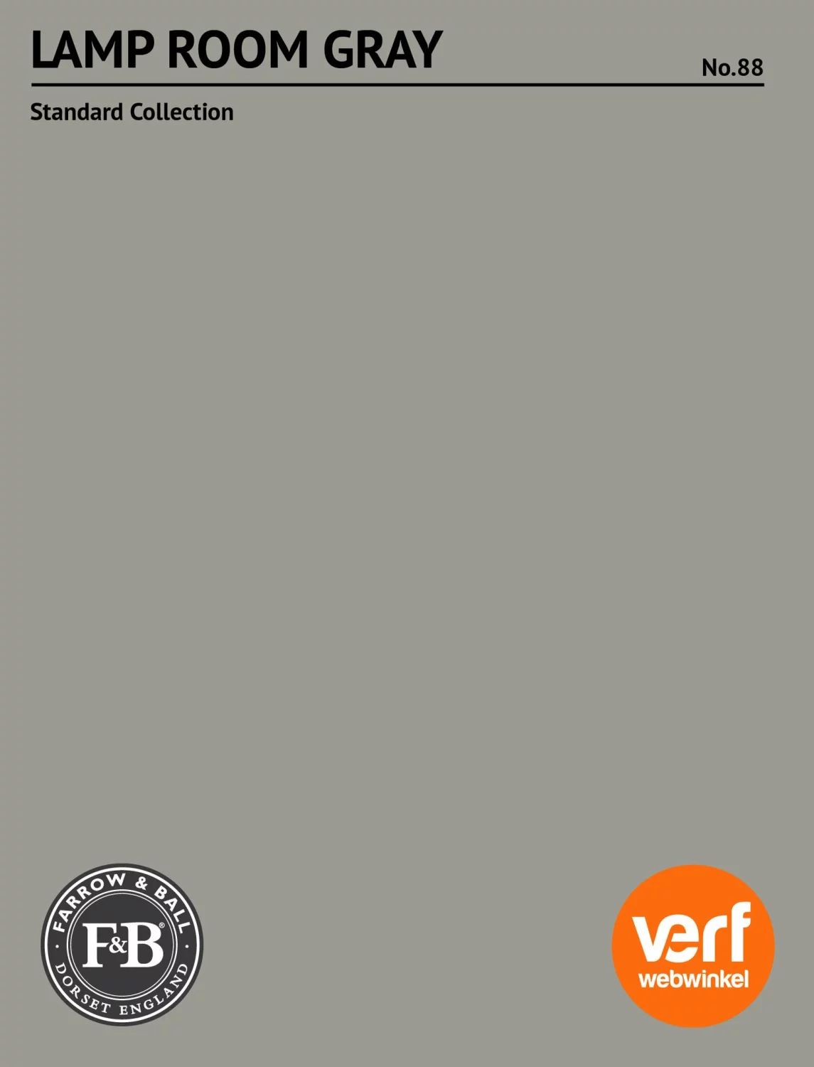 Farrow & Ball Dead flat Lamp Room Gray No.88 5L-image