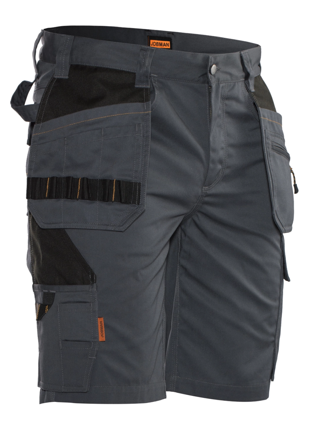 Jobman 2722 Werkbroek kort Holsterpocket - Maat 46 - Grijs/Zwart-image