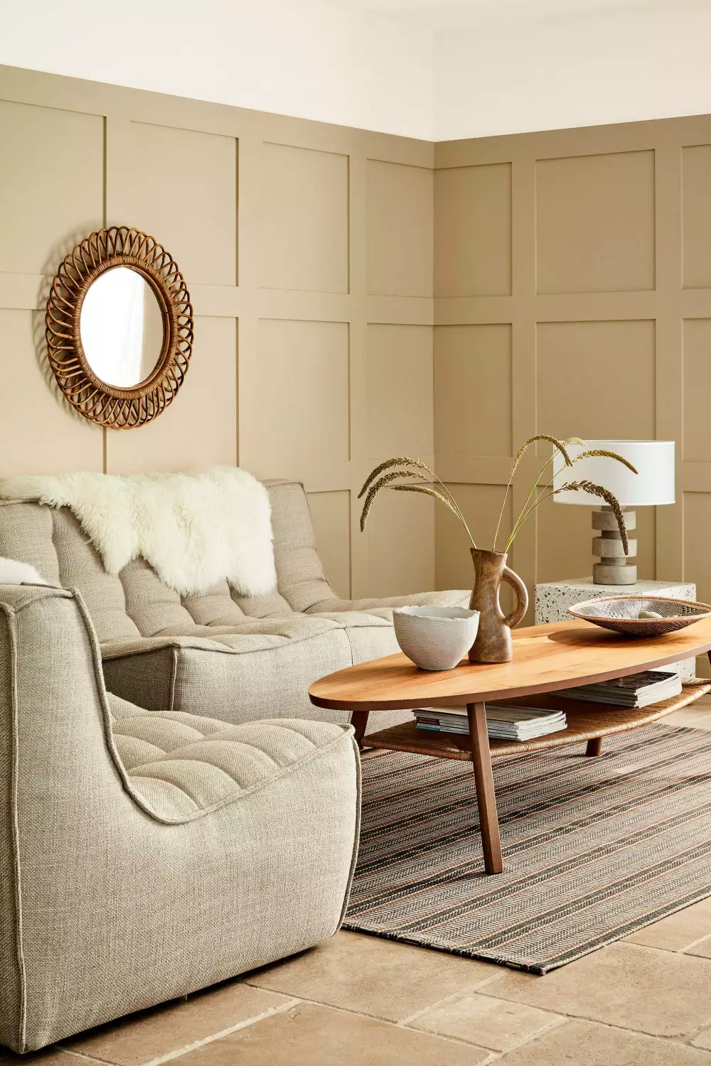 Little Greene Interior Oil Eggshell - Travertine No. 319 - 1L-image