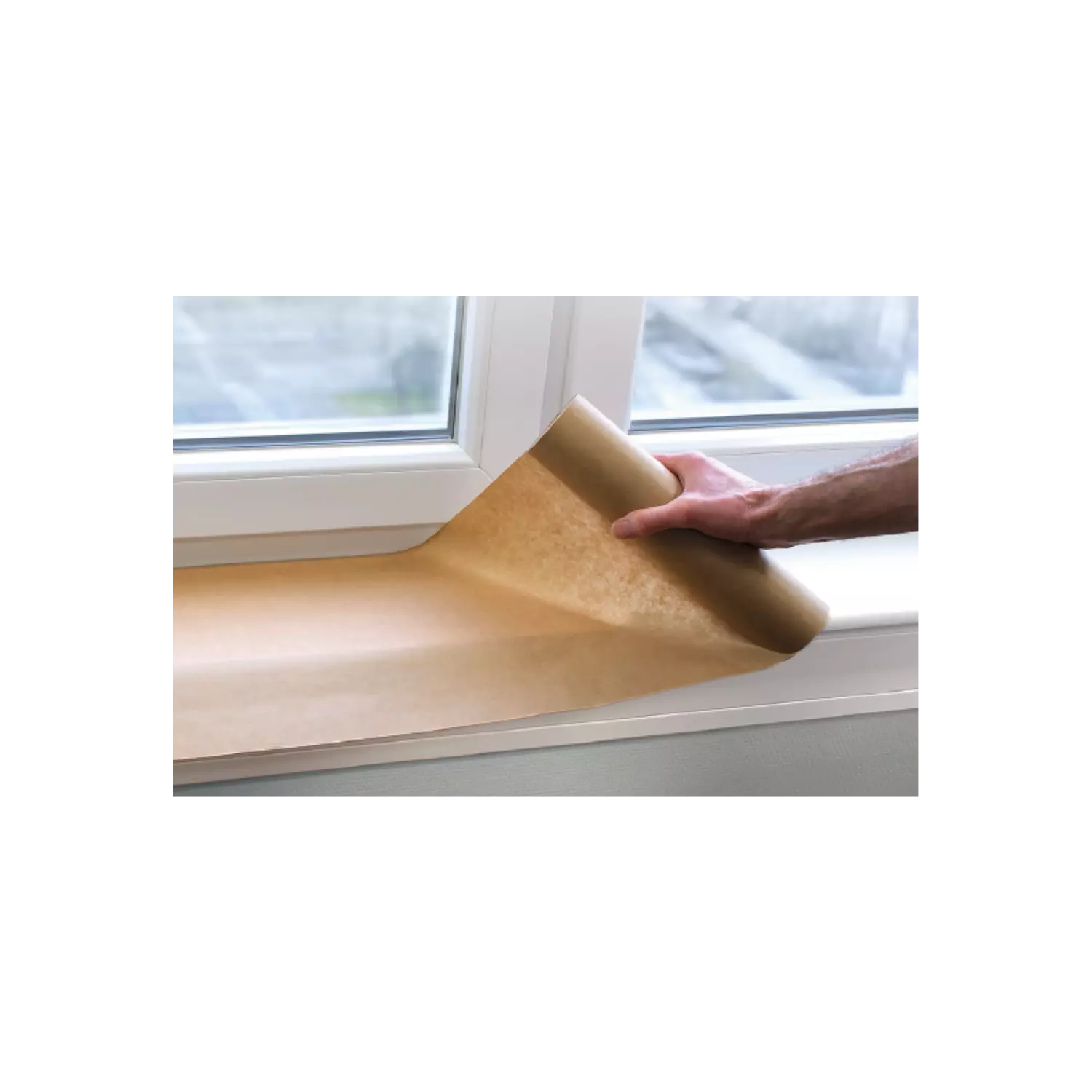 Kip 399 Express Mask Zelfklevend Maskeerpapier - Bruin - 300mm x 50m-image