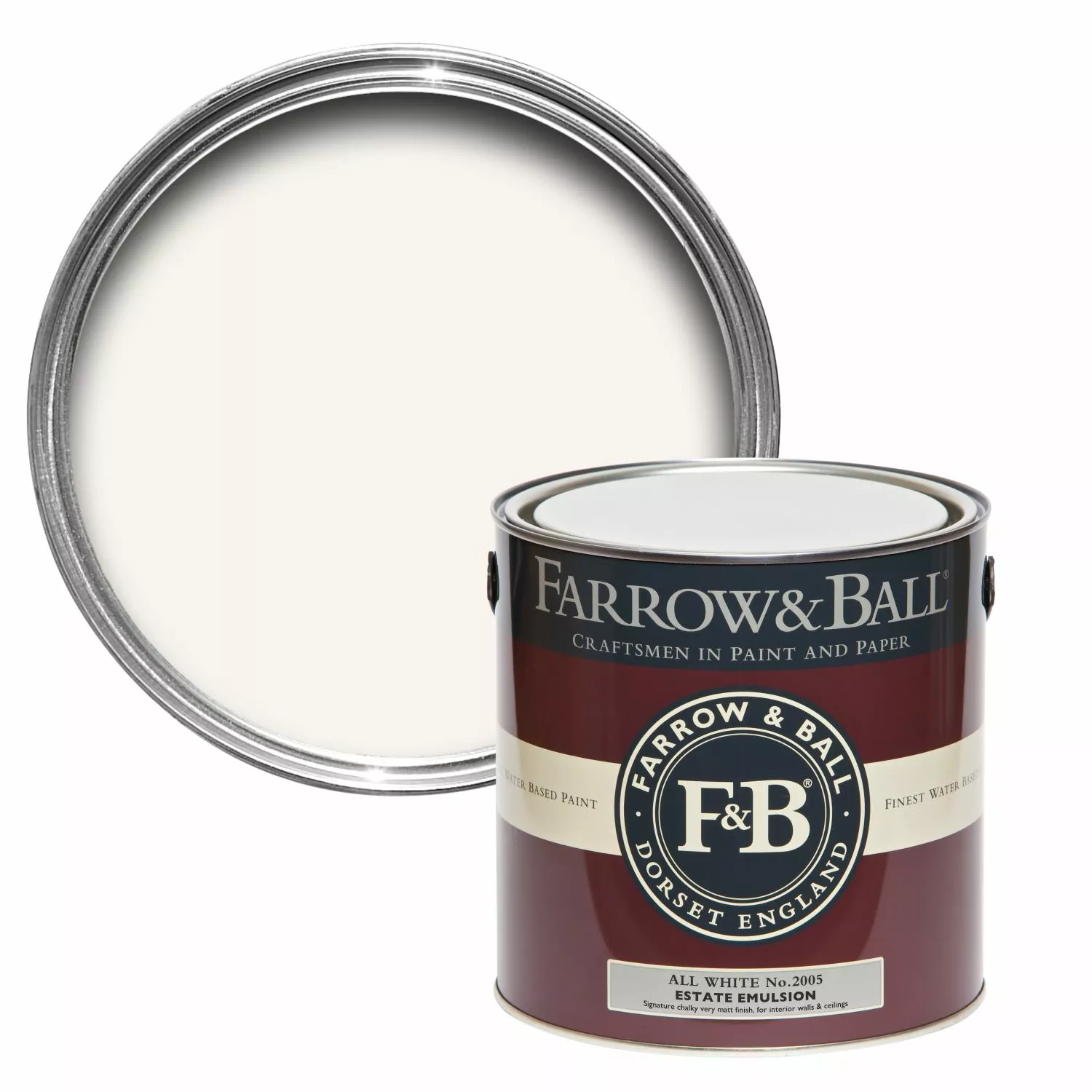 Farrow & Ball All White No.2005 - 100ml Sample-image