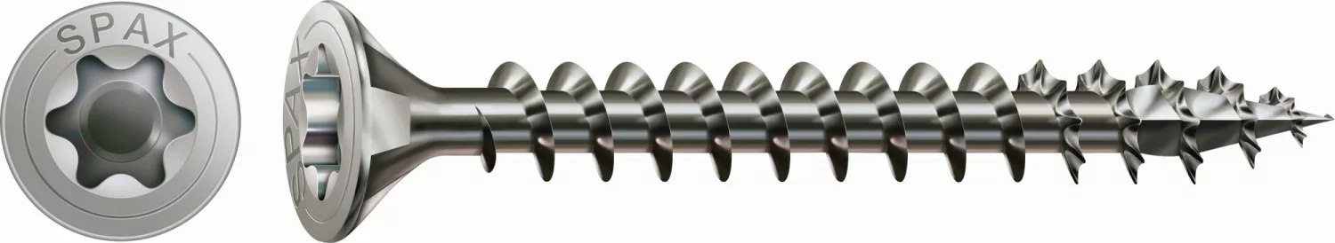 SPAX RVS schroeven verzonken kop - voldraad - T20 - 4.5x45 mm (200st)-image