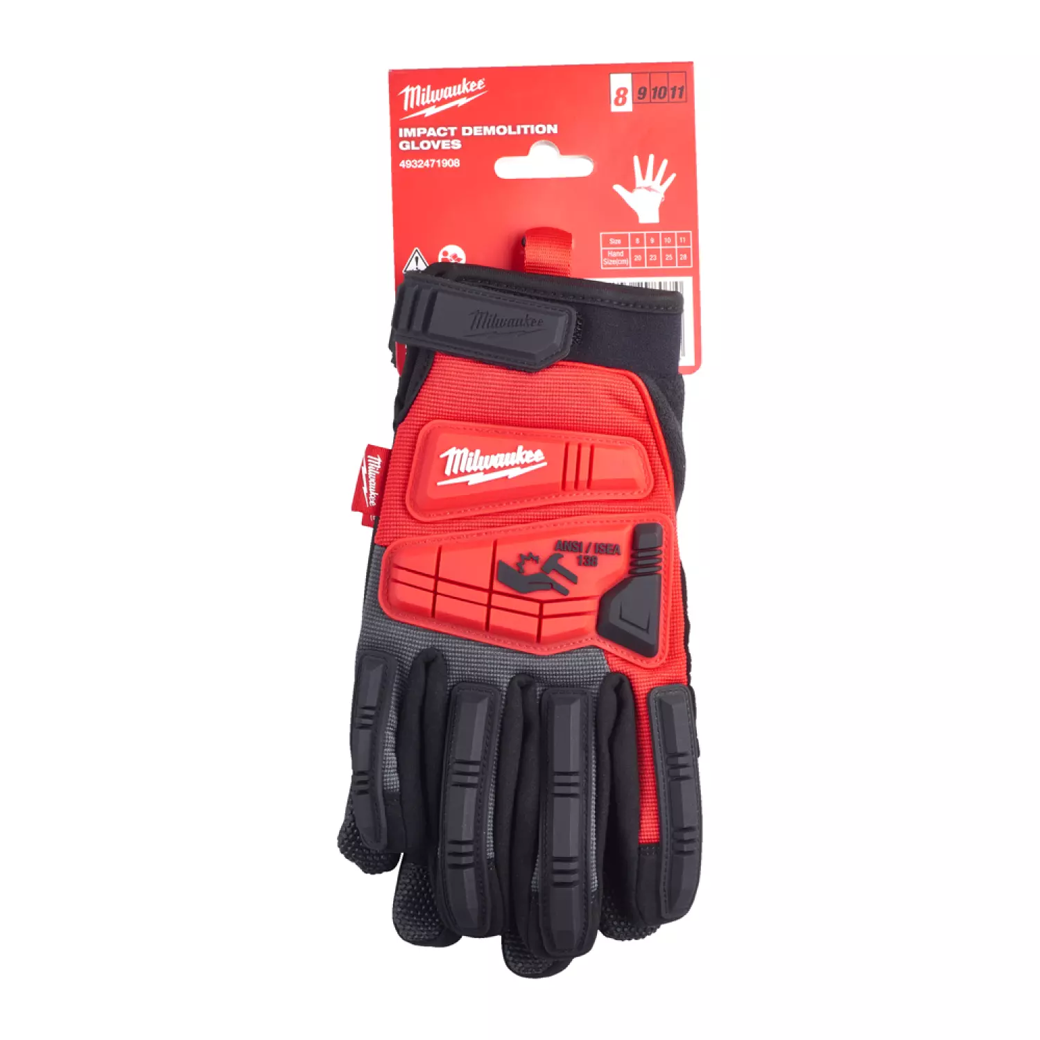 Milwaukee 4932471908 Impact sloophandschoenen - 8/M-image