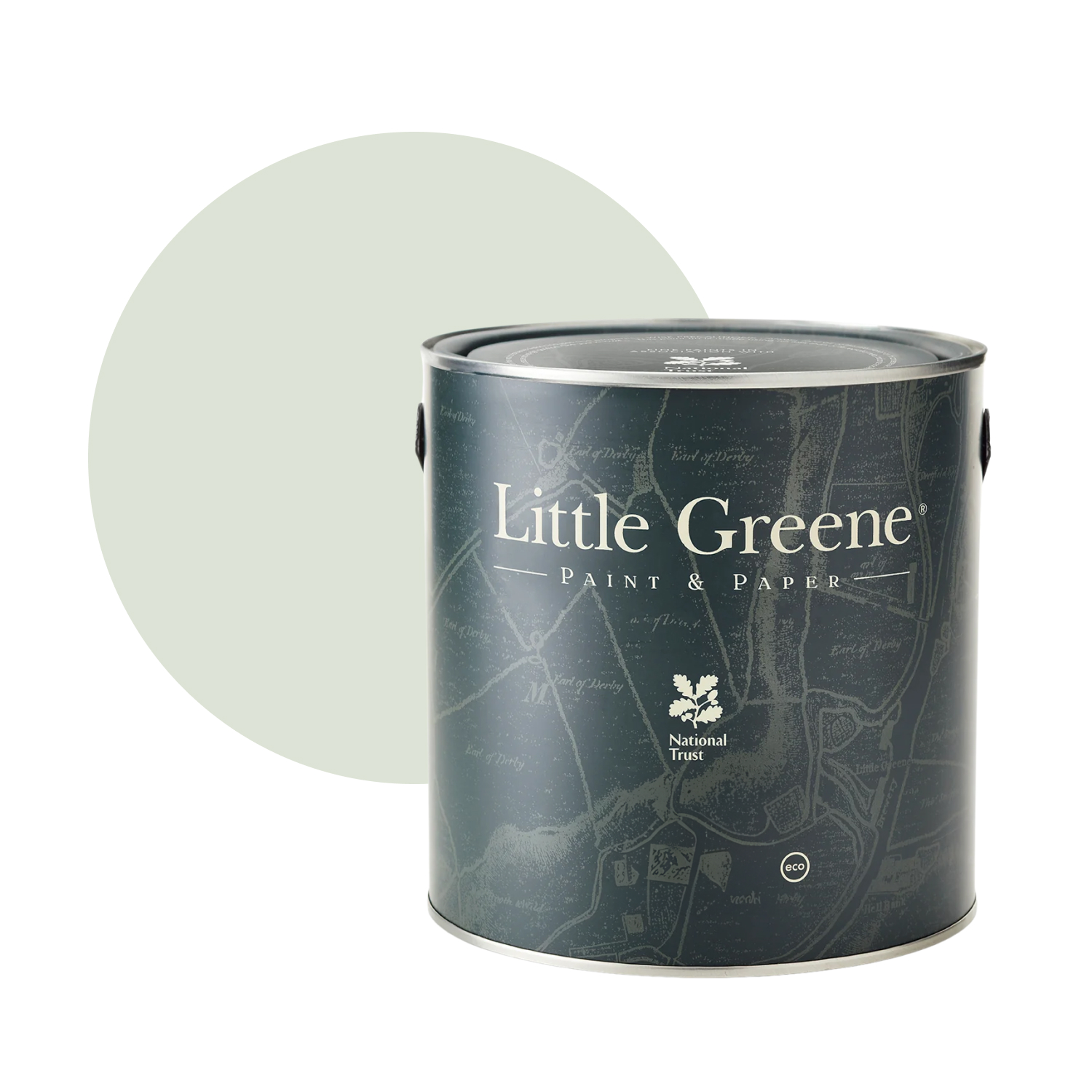 Little Greene Intelligent Satin - Pearl Colour Mid No. 168 - 1L