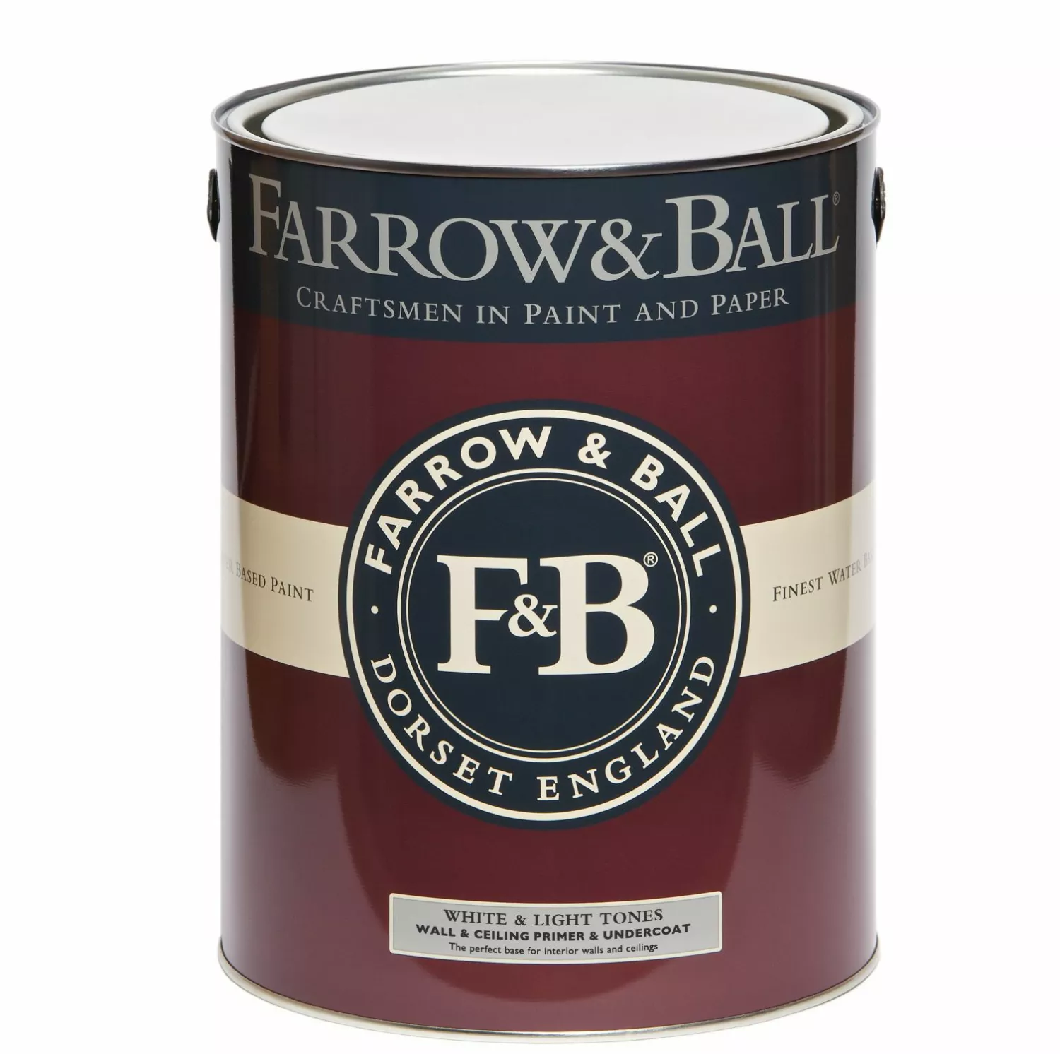 Farrow & Ball - Wall & Ceiling Primer White & Light Tones - 0,75L-image