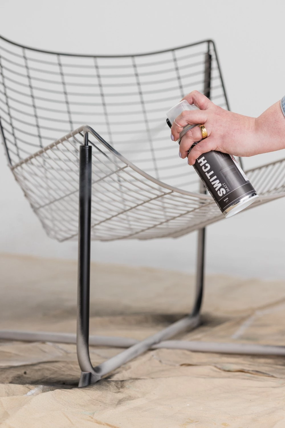 Rust-Oleum Switch Spuitlak - Mat Zwart - 400ml-image