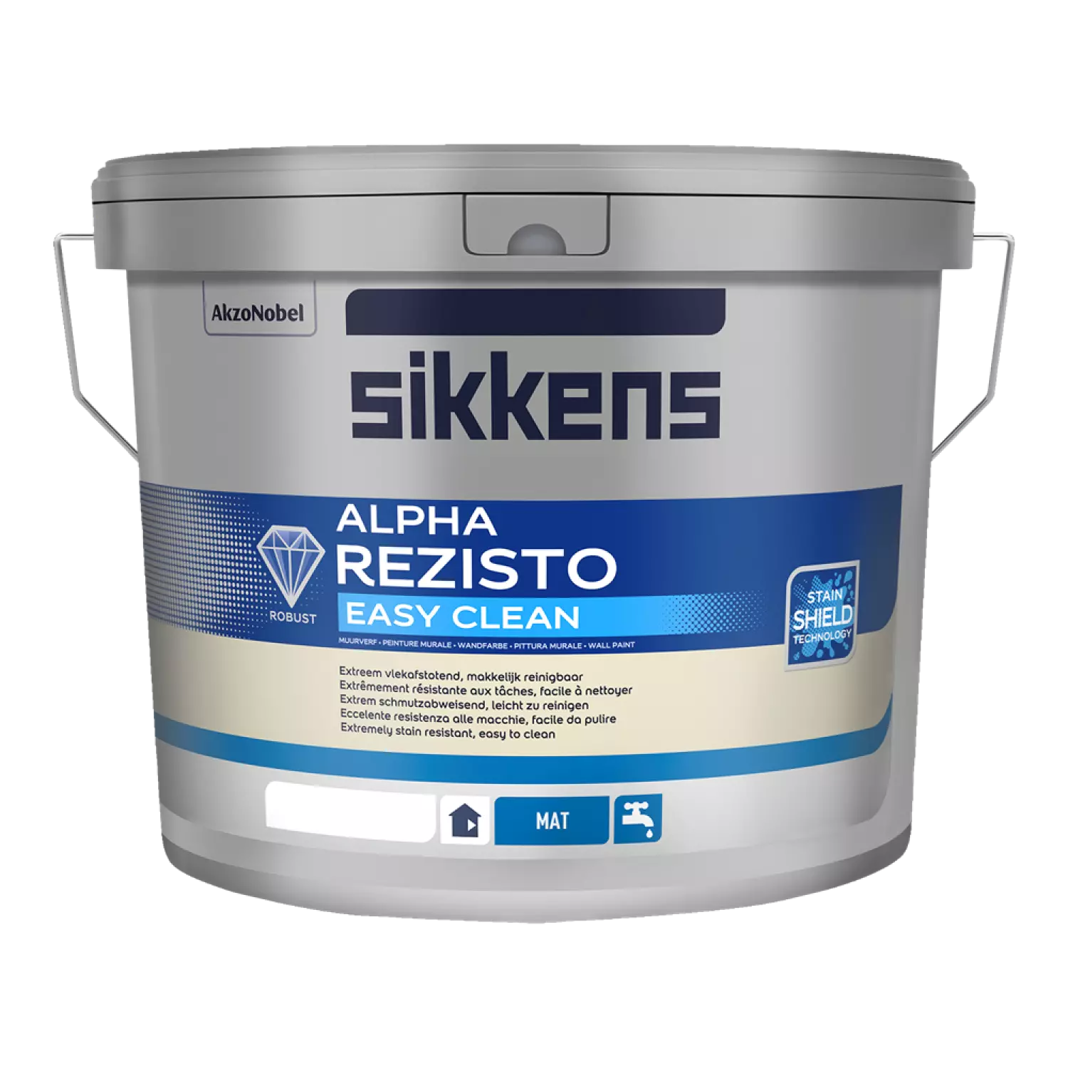 Sikkens Alpha Rezisto Easy Clean Mat - op kleur gemengd - 10L-image