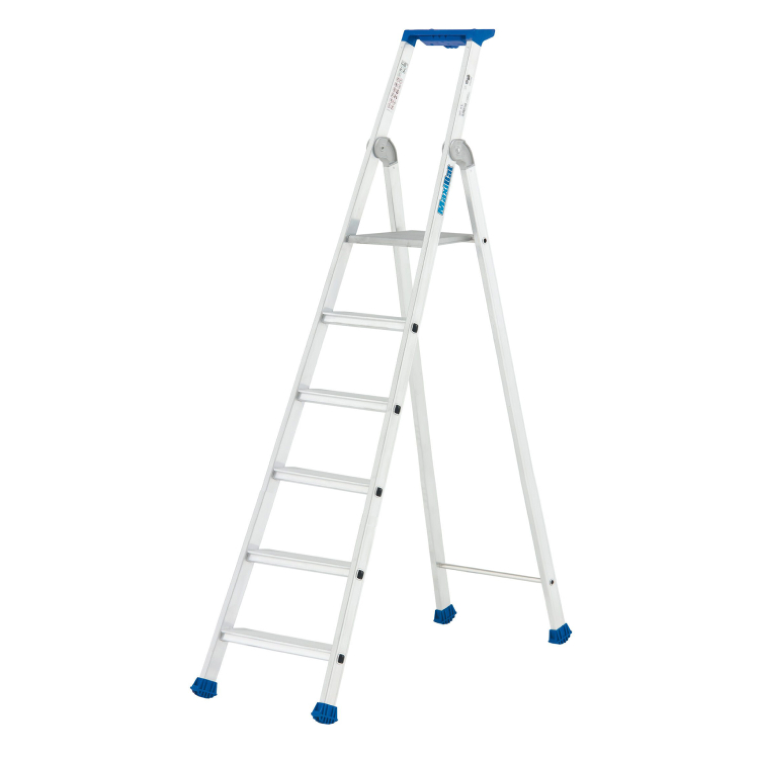 Little Jumbo 1223750106 Maxibat 2375 Trap - Enkel - Aluminium - 1 x 6 treden - max. werkhoogte 3,36m-image