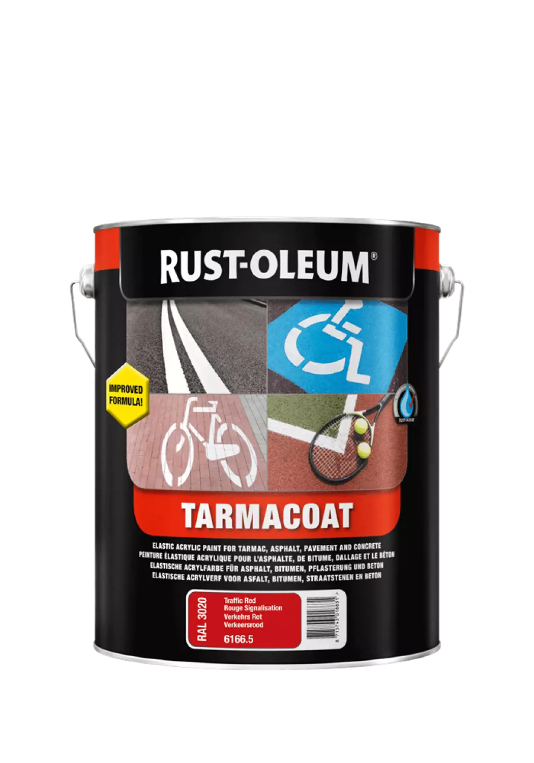 Rust-Oleum Tarmacoat Wegenverf - RAL 7035 lichtgrijs - 5L-image