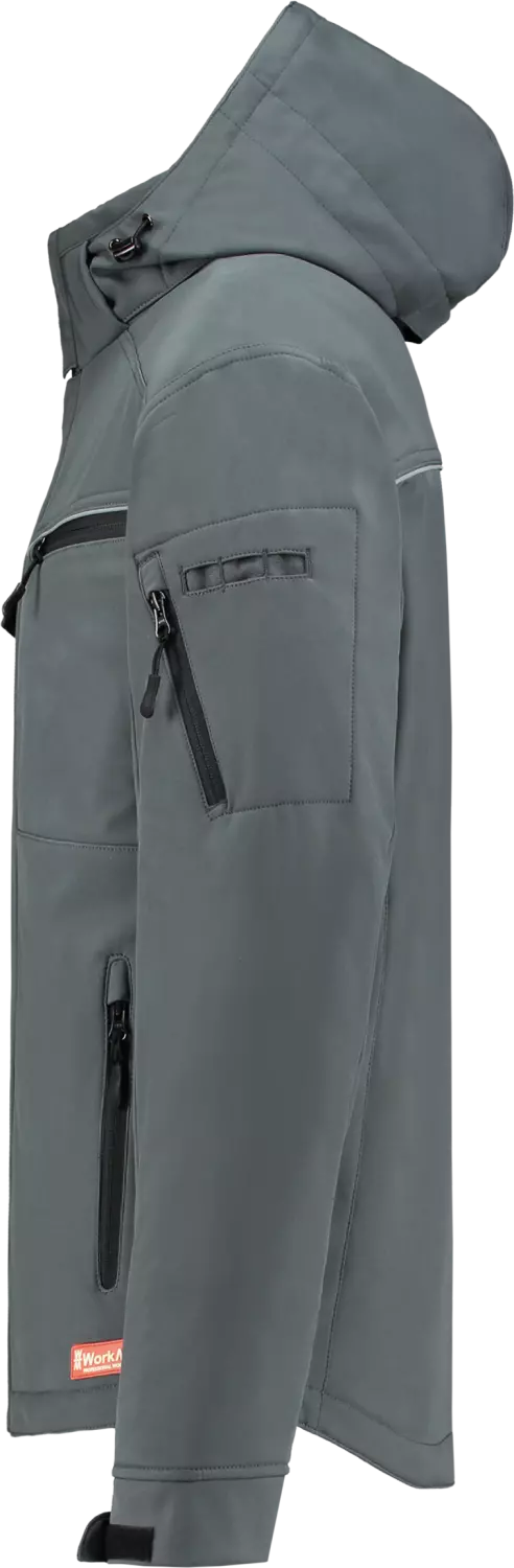 Workman 2537 Softshell Jacket Winter - Graphite - 2XL-image