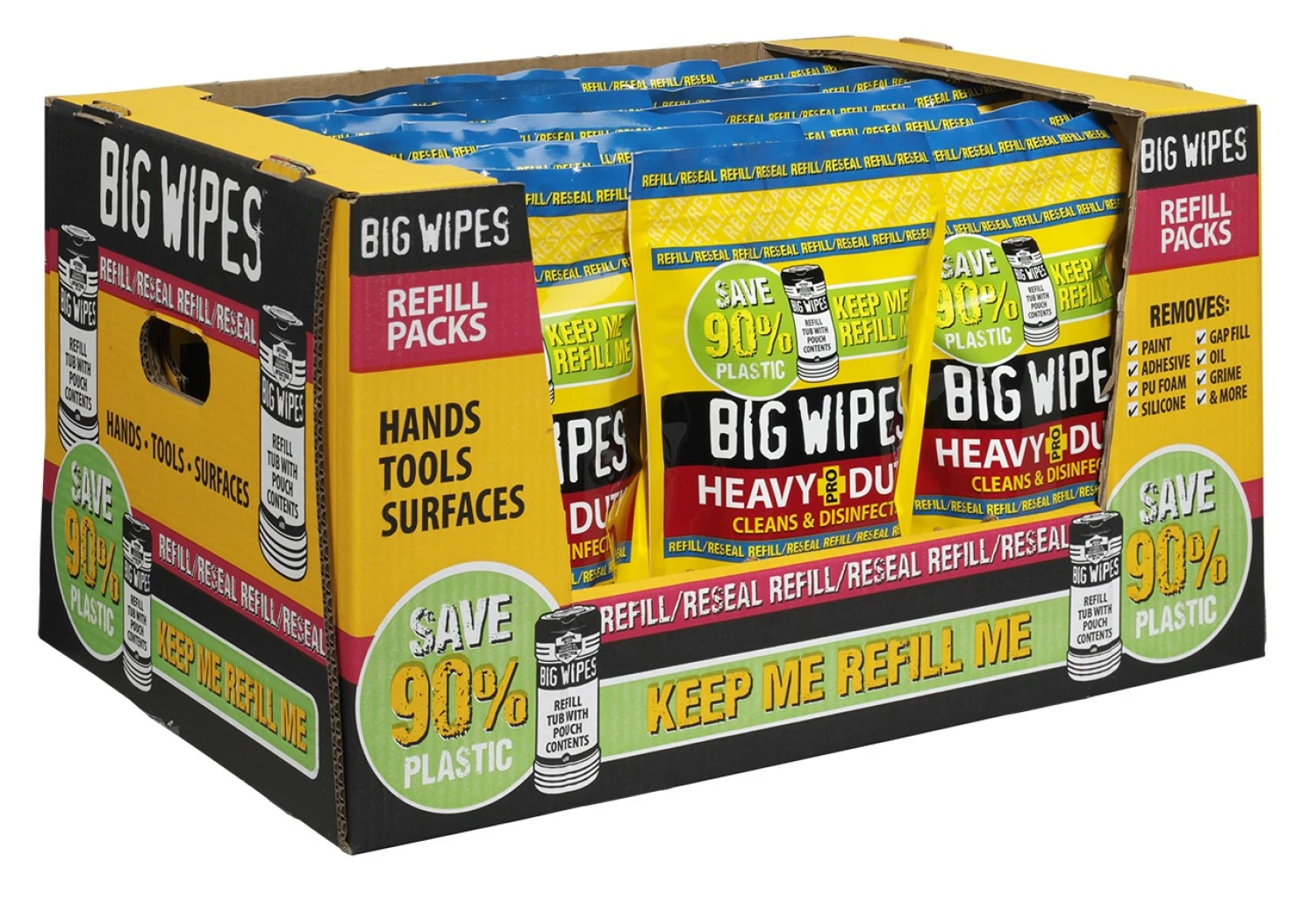 Big Wipes Heavy Duty Refill Pouch - 20stk-image