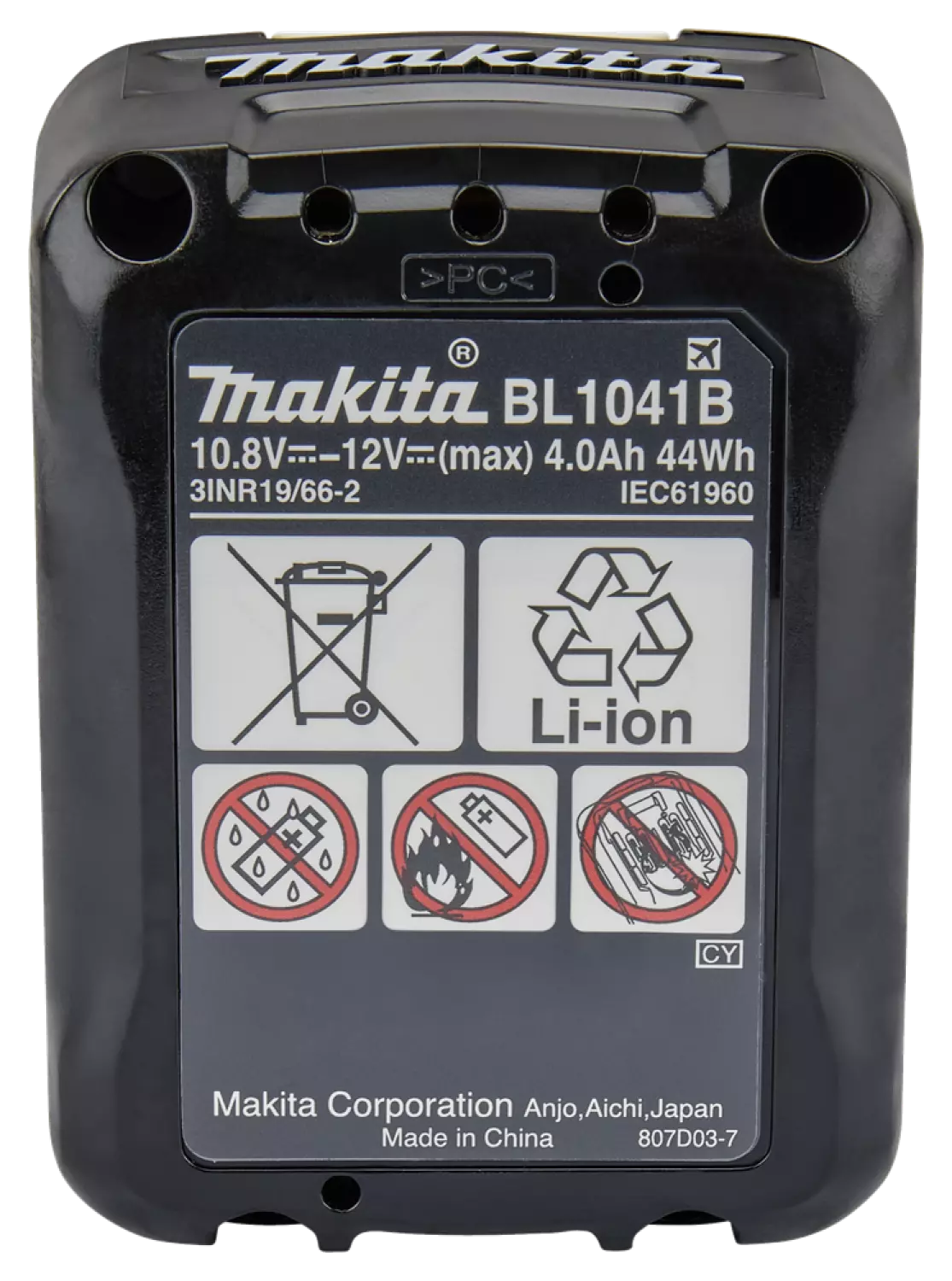 Makita BL1041B 12V Li-Ion accu - 4,0Ah-image