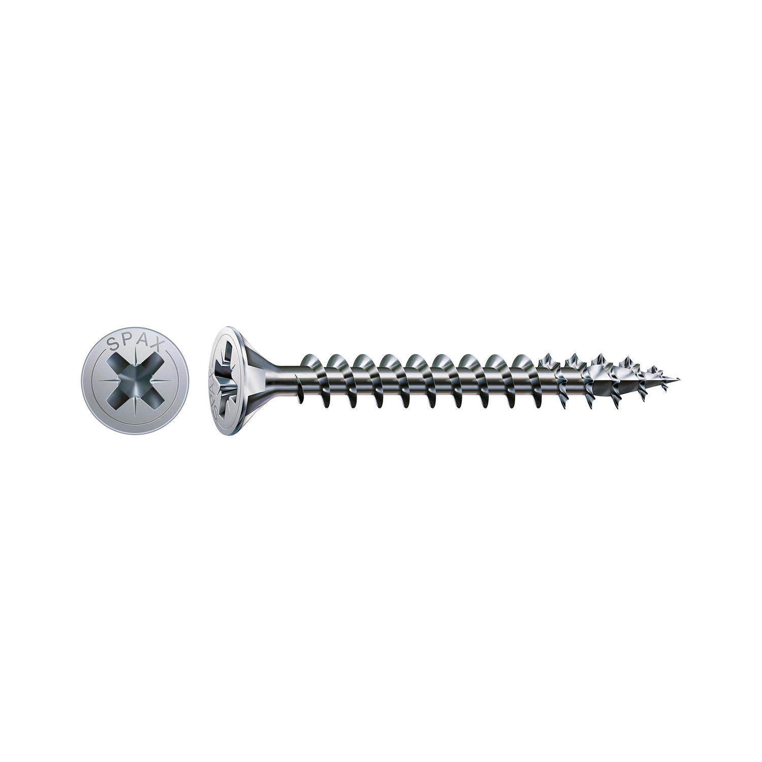 SPAX 1081010450353 Universele schroef - Z2 - 4.5 x 35mm - Verzonken kop - Voldraad - WIROX (200st)-image