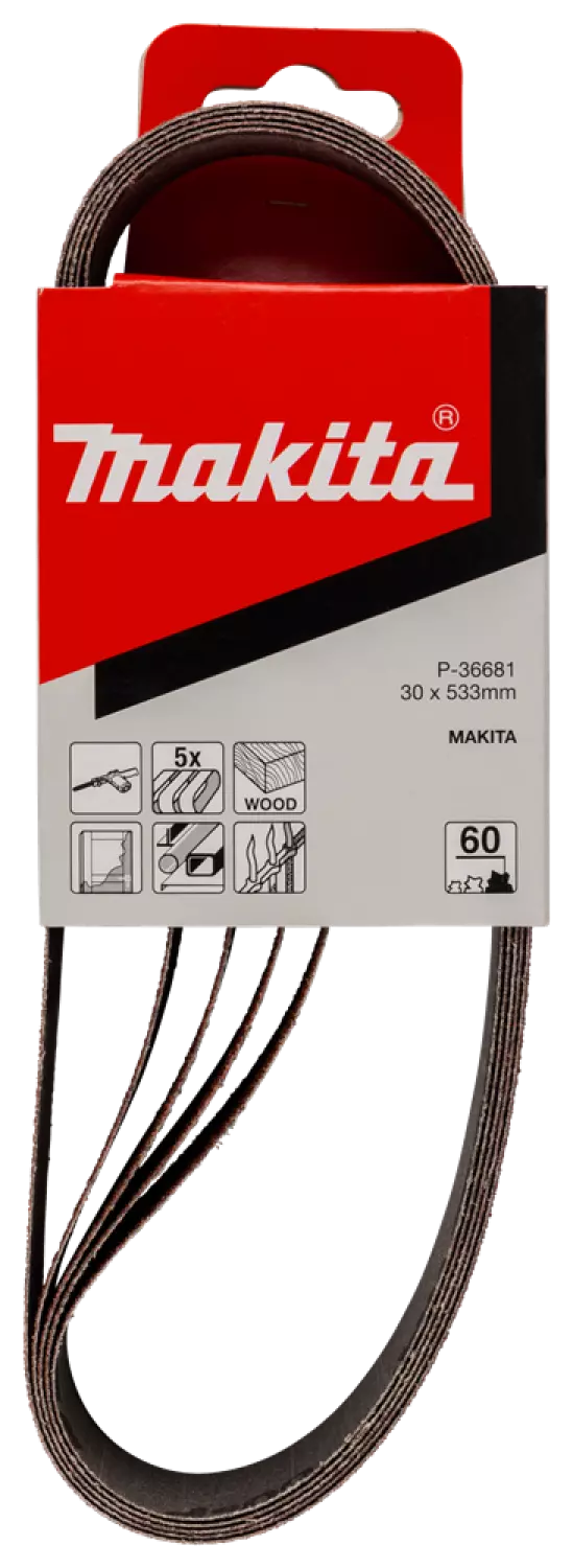 Makita P-36681 Schuurband Red - K60 - 30 x 533mm (5st)-image